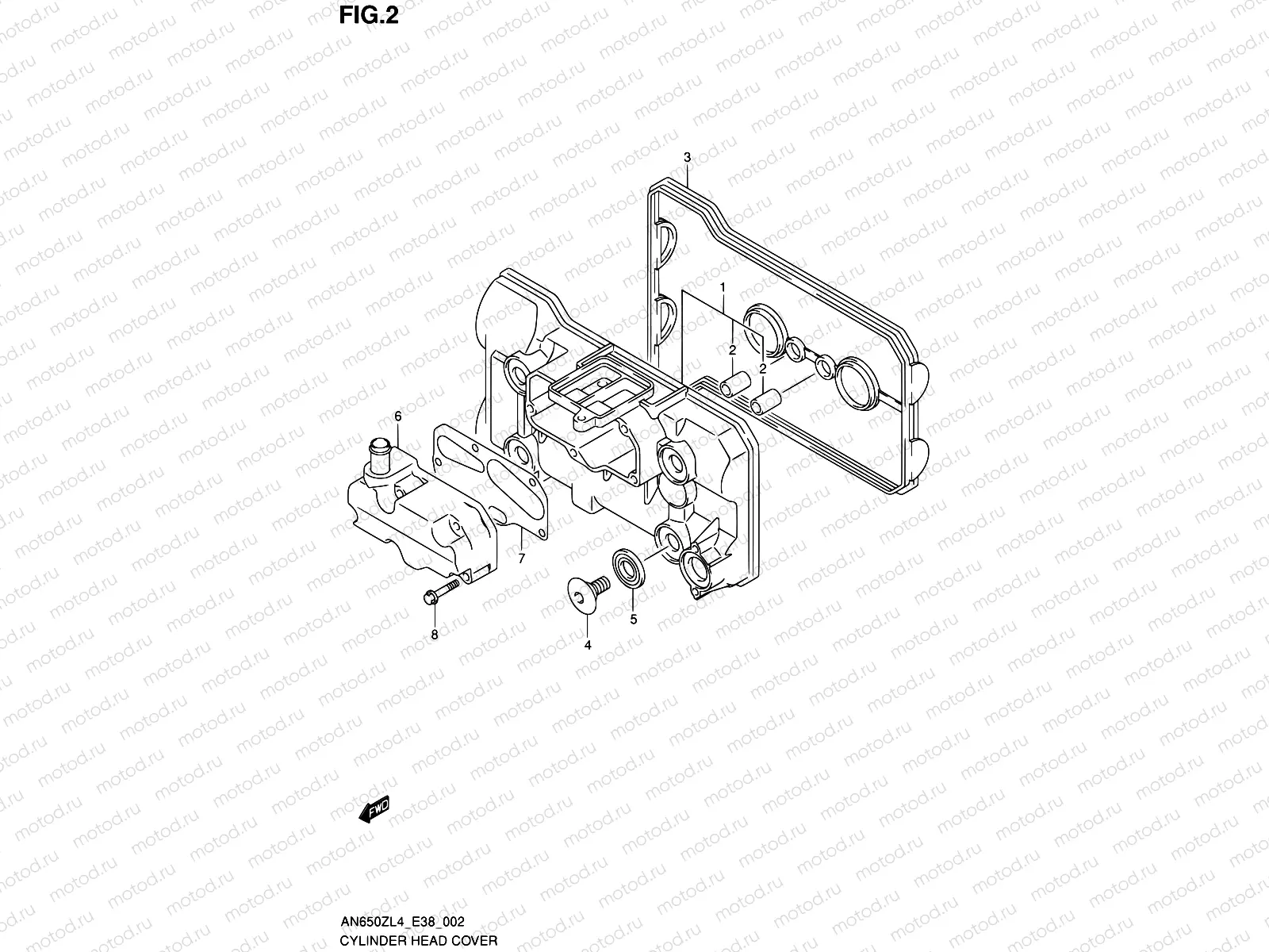 2 - CYLINDER HEAD COVER