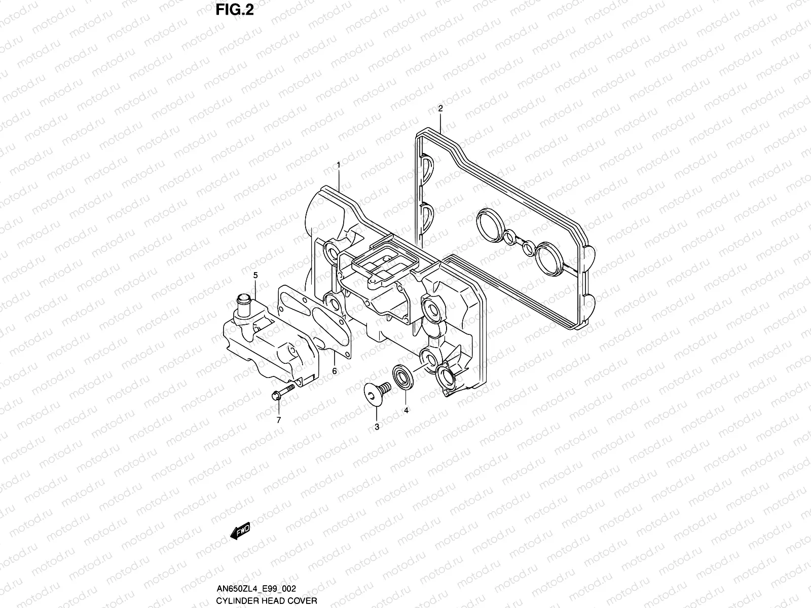 2 - CYLINDER HEAD COVER
