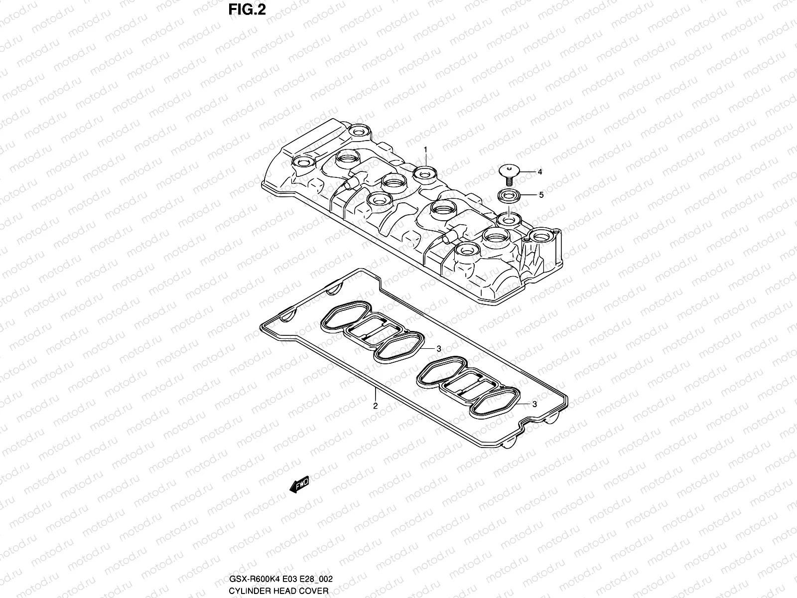 2 - CYLINDER HEAD COVER
