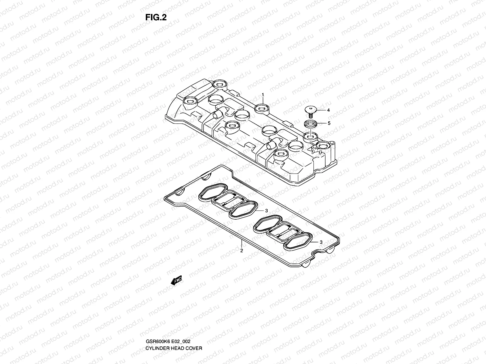 2 - CYLINDER HEAD COVER