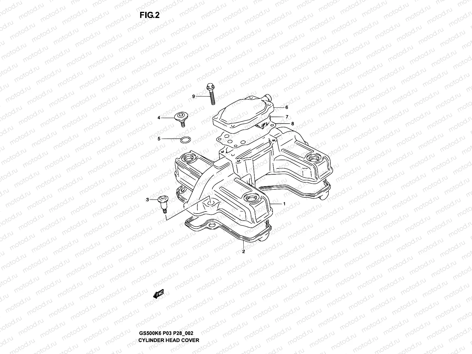 2 - CYLINDER HEAD COVER
