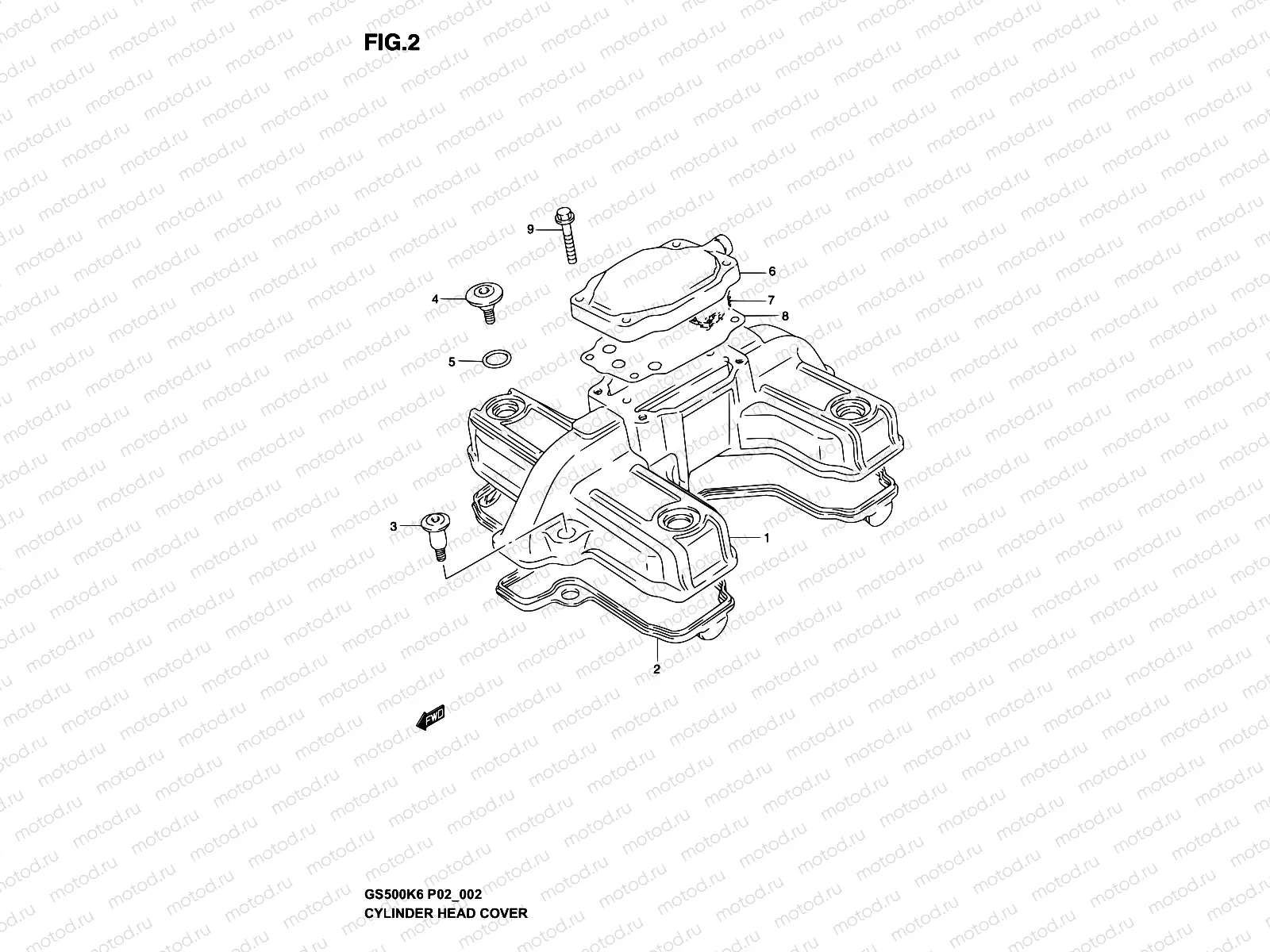 2 - CYLINDER HEAD COVER