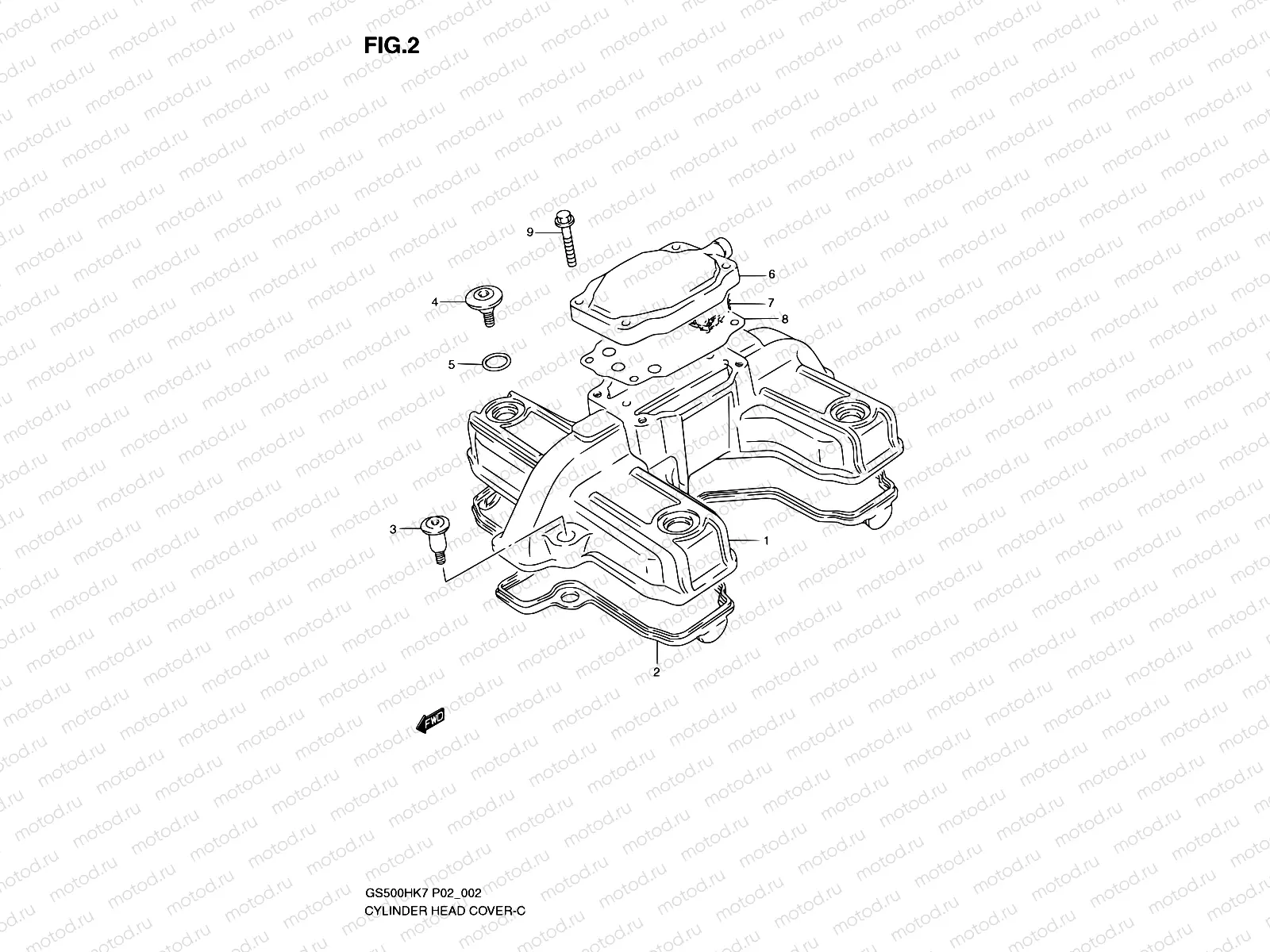 2 - CYLINDER HEAD COVER