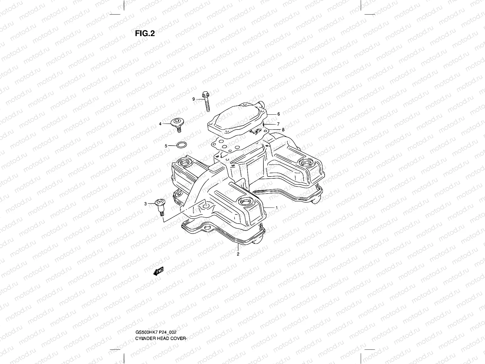 2 - CYLINDER HEAD COVER