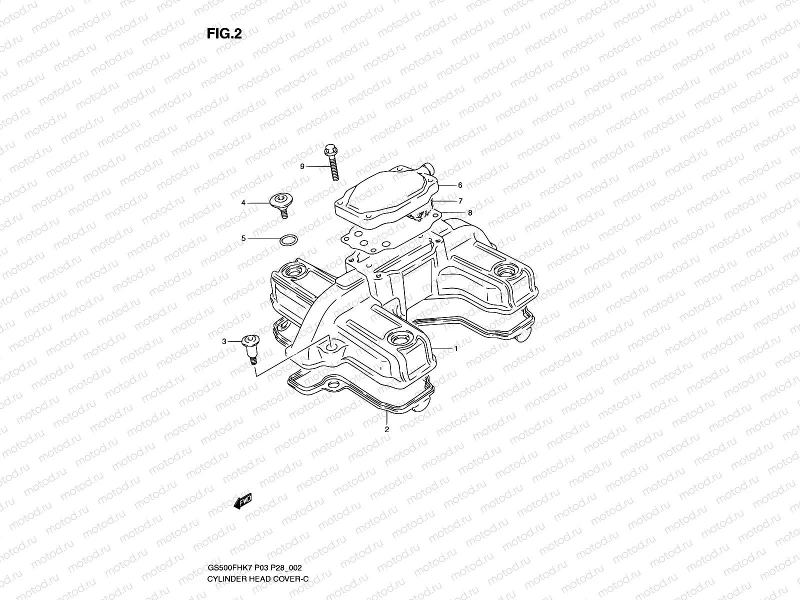 2 - CYLINDER HEAD COVER