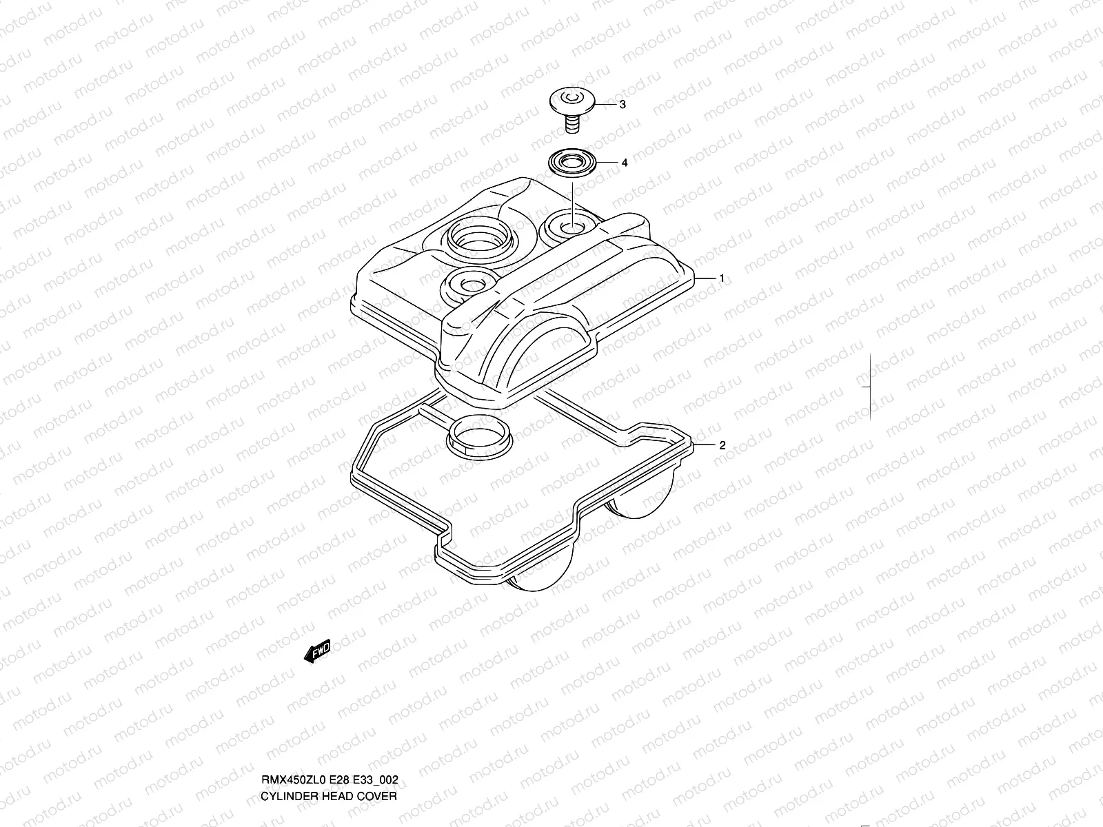 2 - CYLINDER HEAD COVER