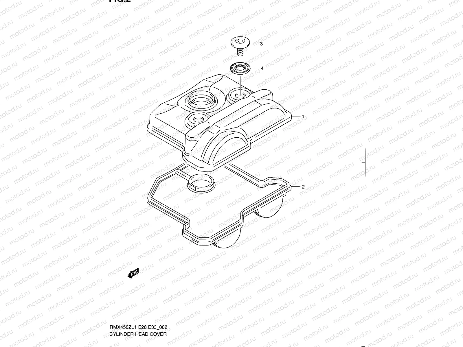 2 - CYLINDER HEAD COVER