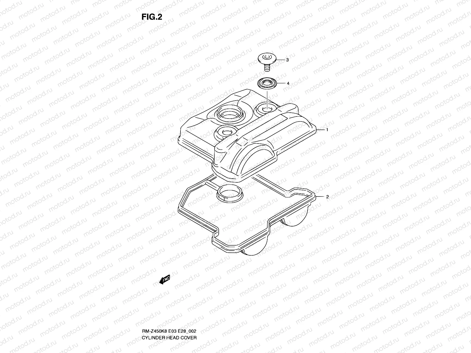 2 - CYLINDER HEAD COVER