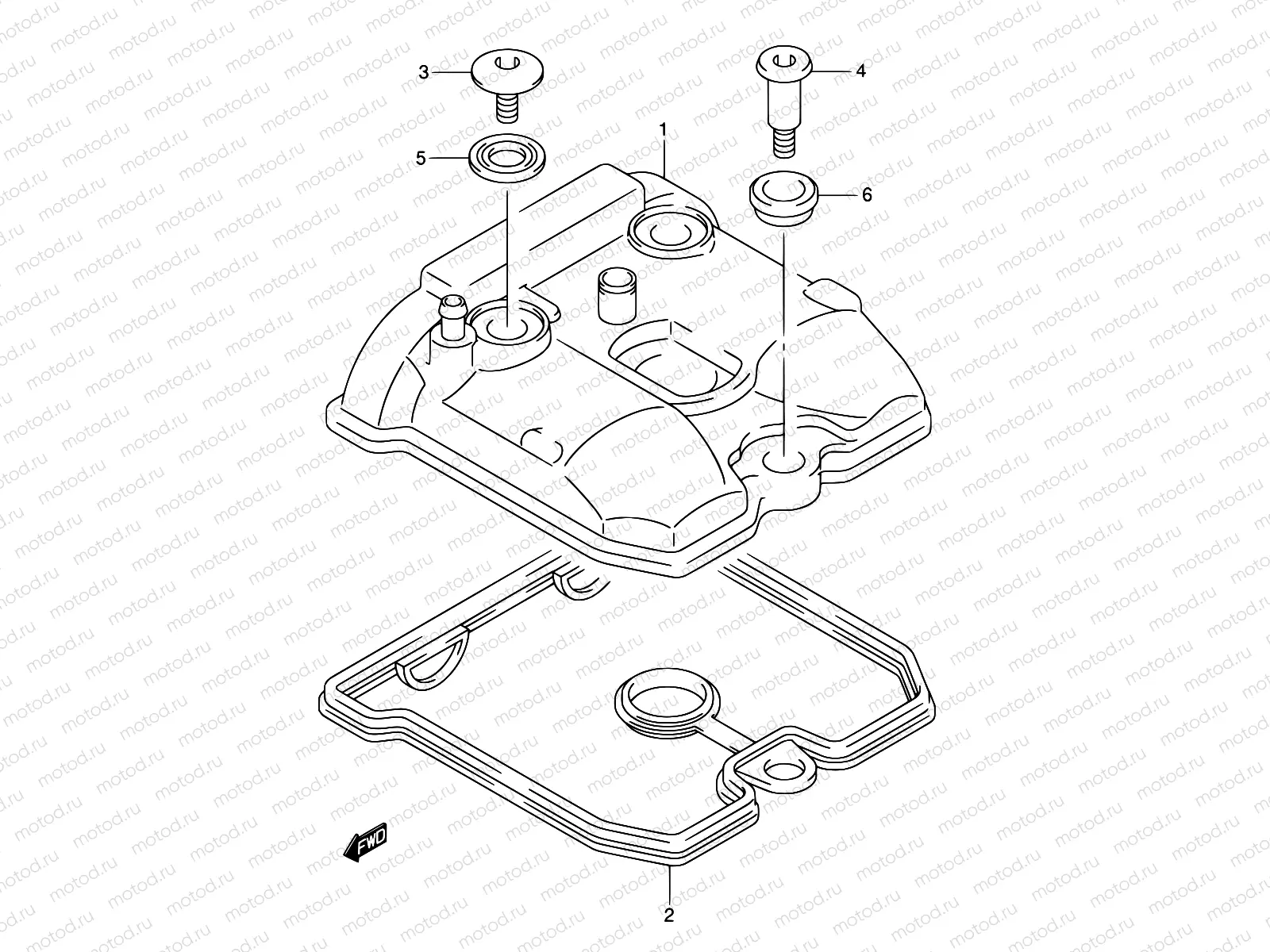 2 - CYLINDER HEAD COVER