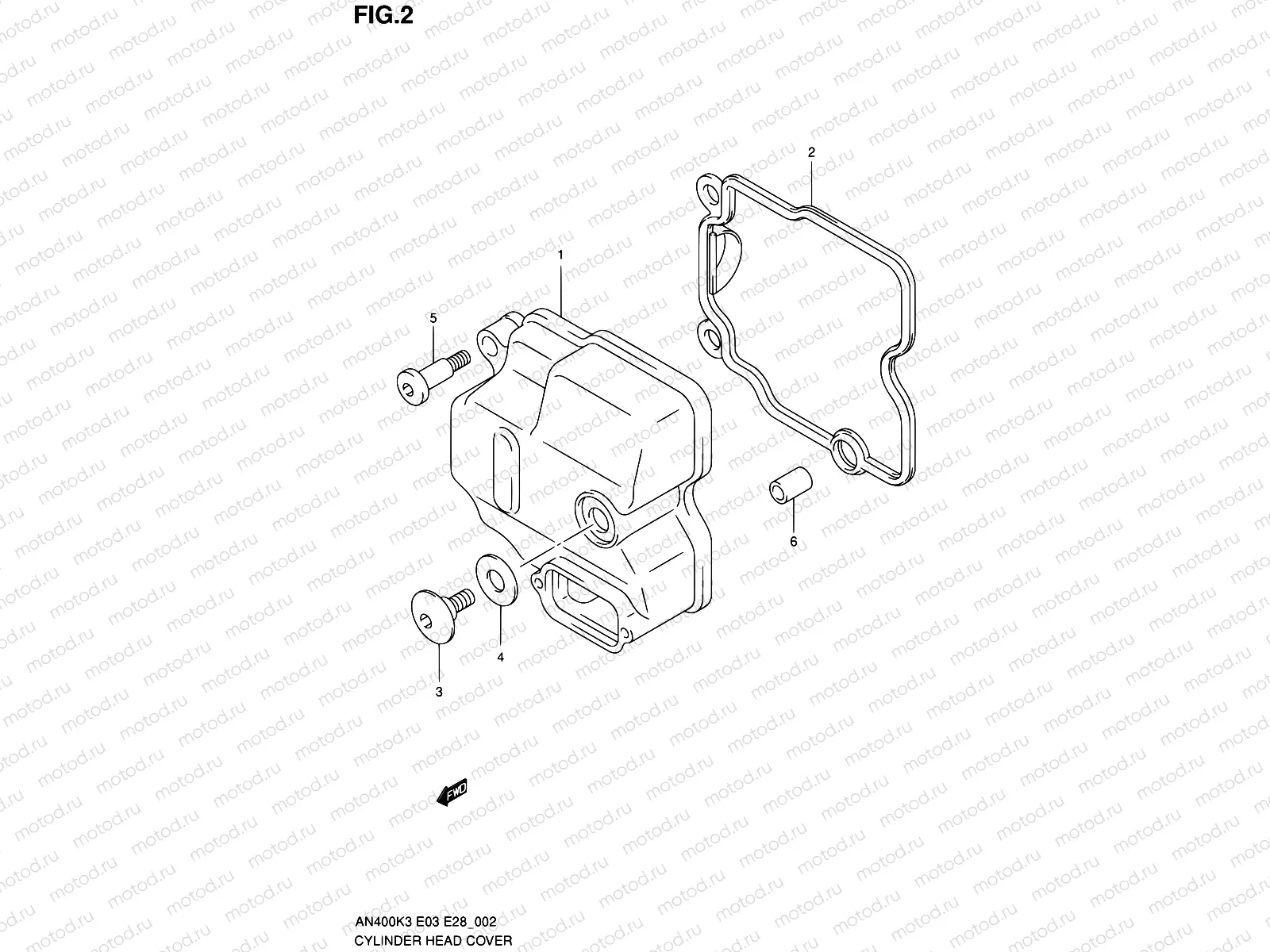 2 - CYLINDER HEAD COVER