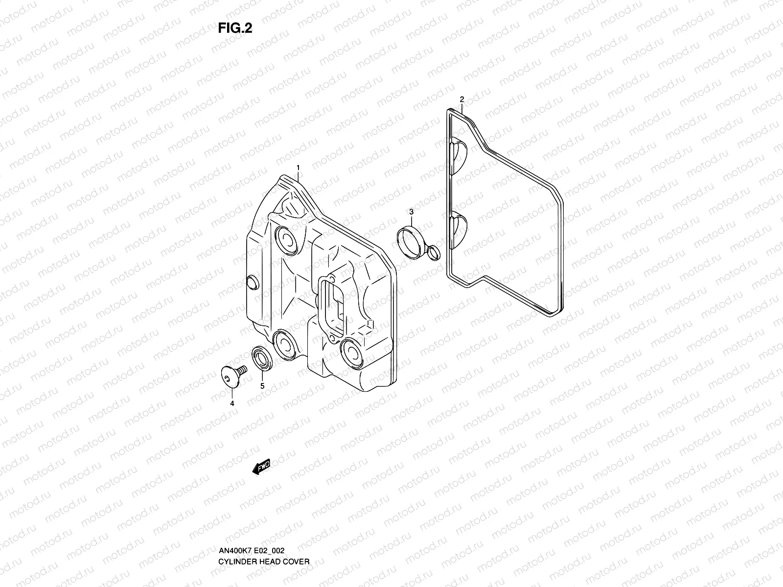 2 - CYLINDER HEAD COVER