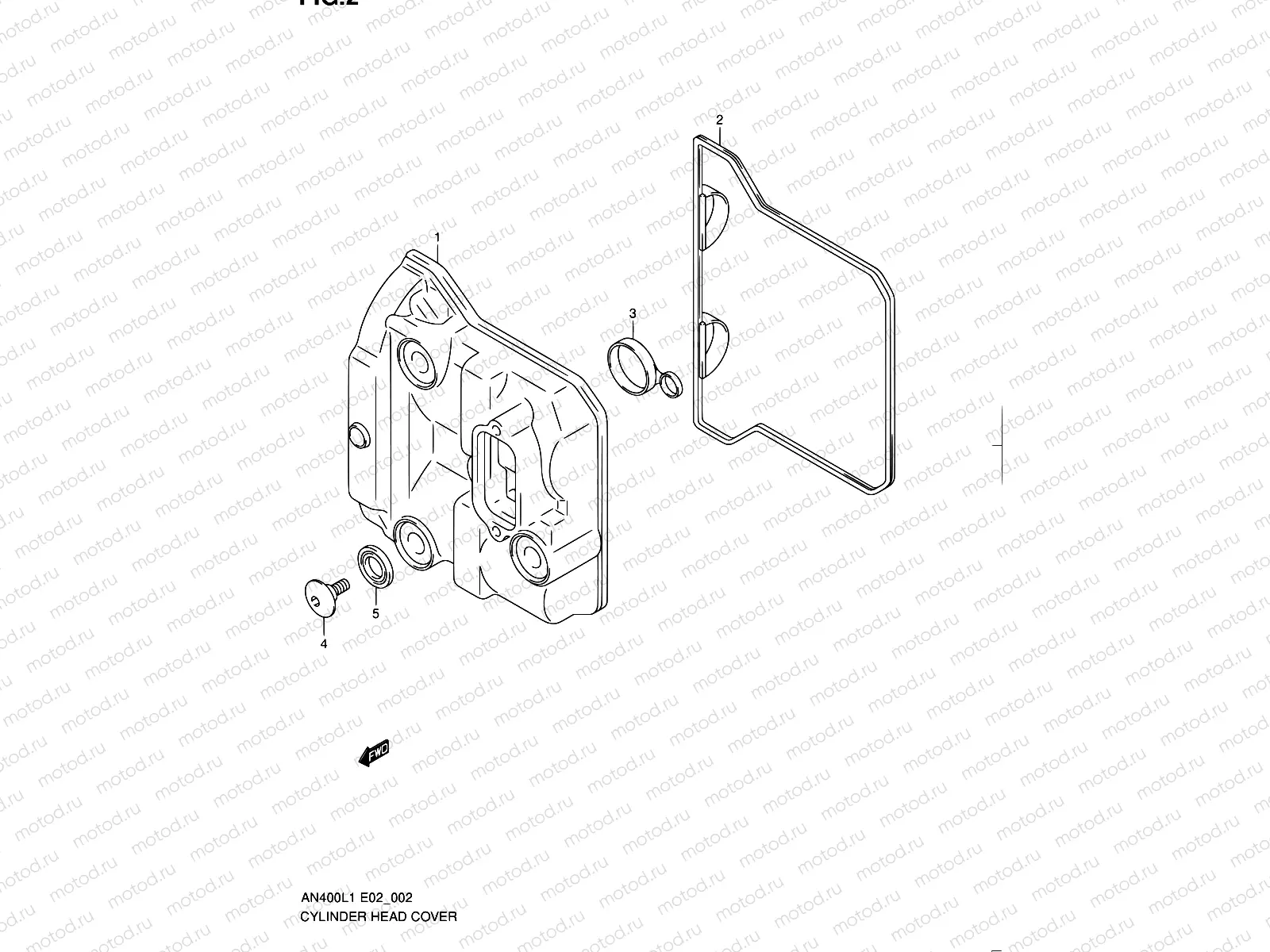 2 - CYLINDER HEAD COVER