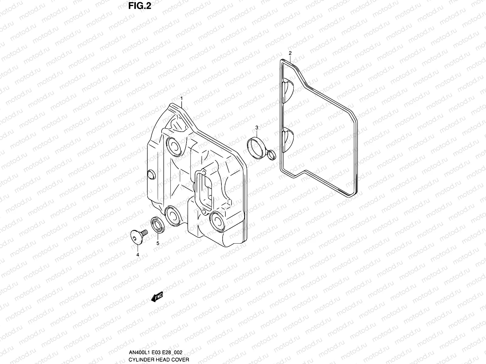 2 - CYLINDER HEAD COVER