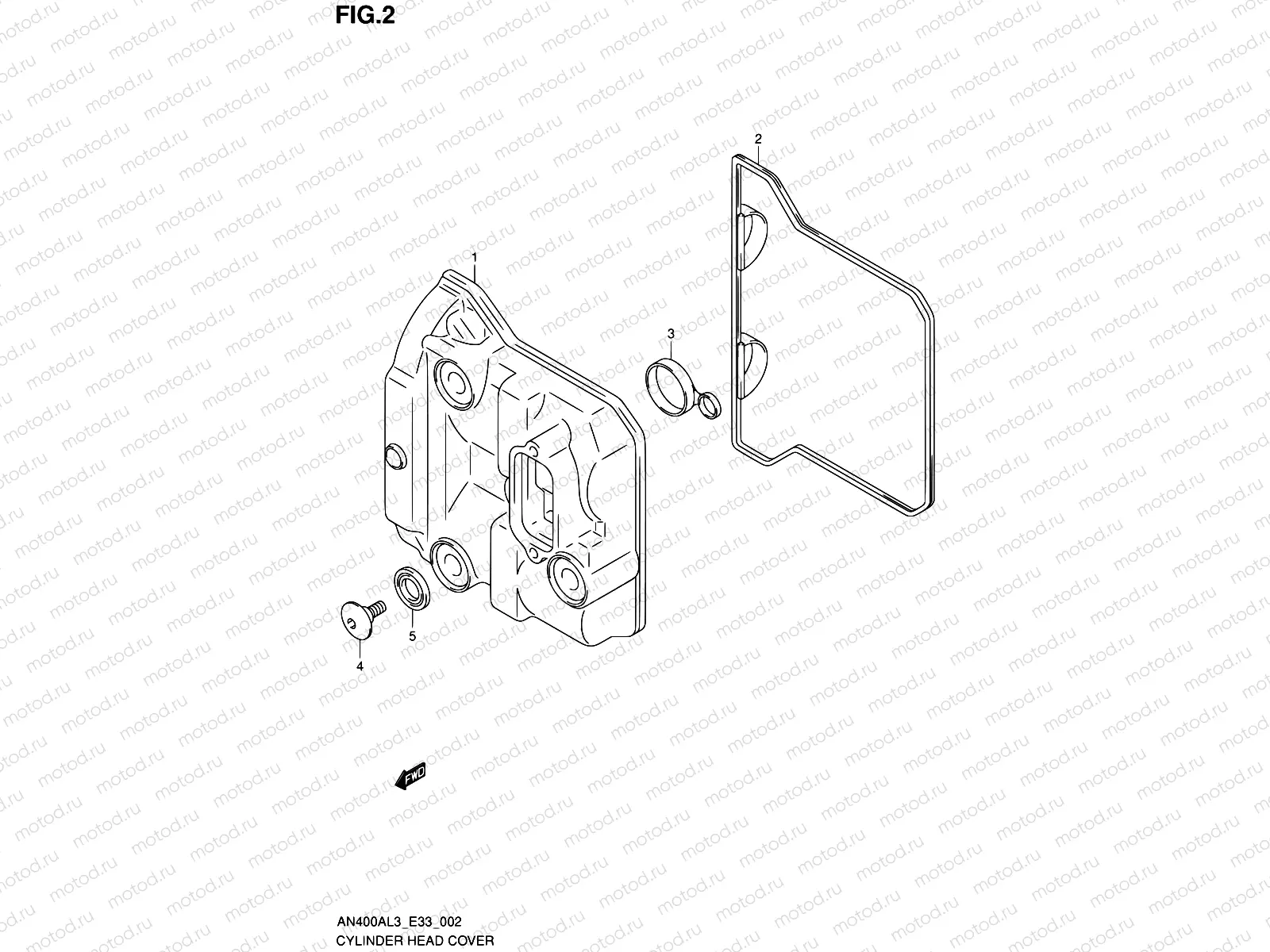 2 - CYLINDER HEAD COVER