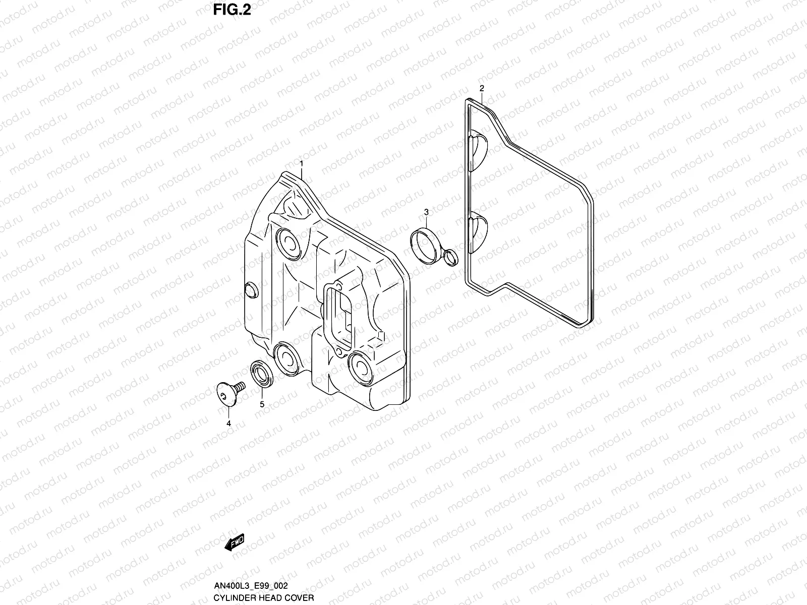 2 - CYLINDER HEAD COVER