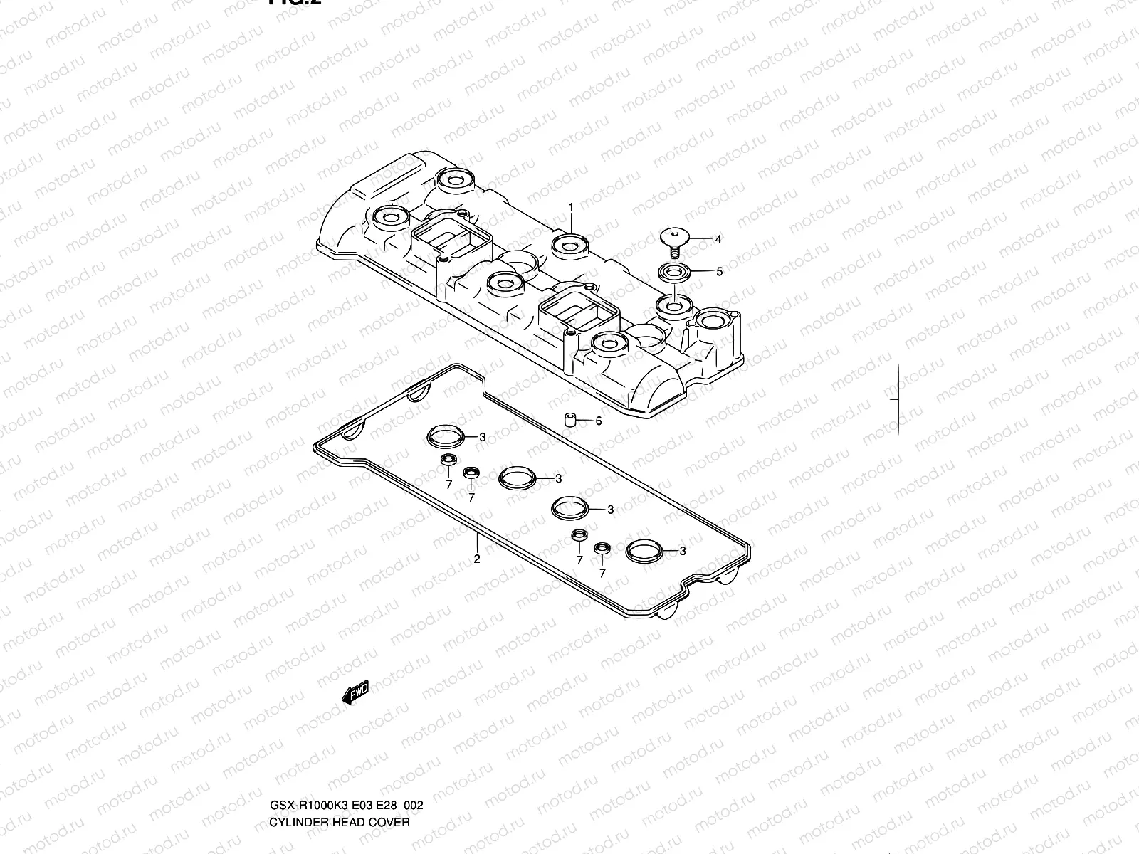 2 - CYLINDER HEAD COVER