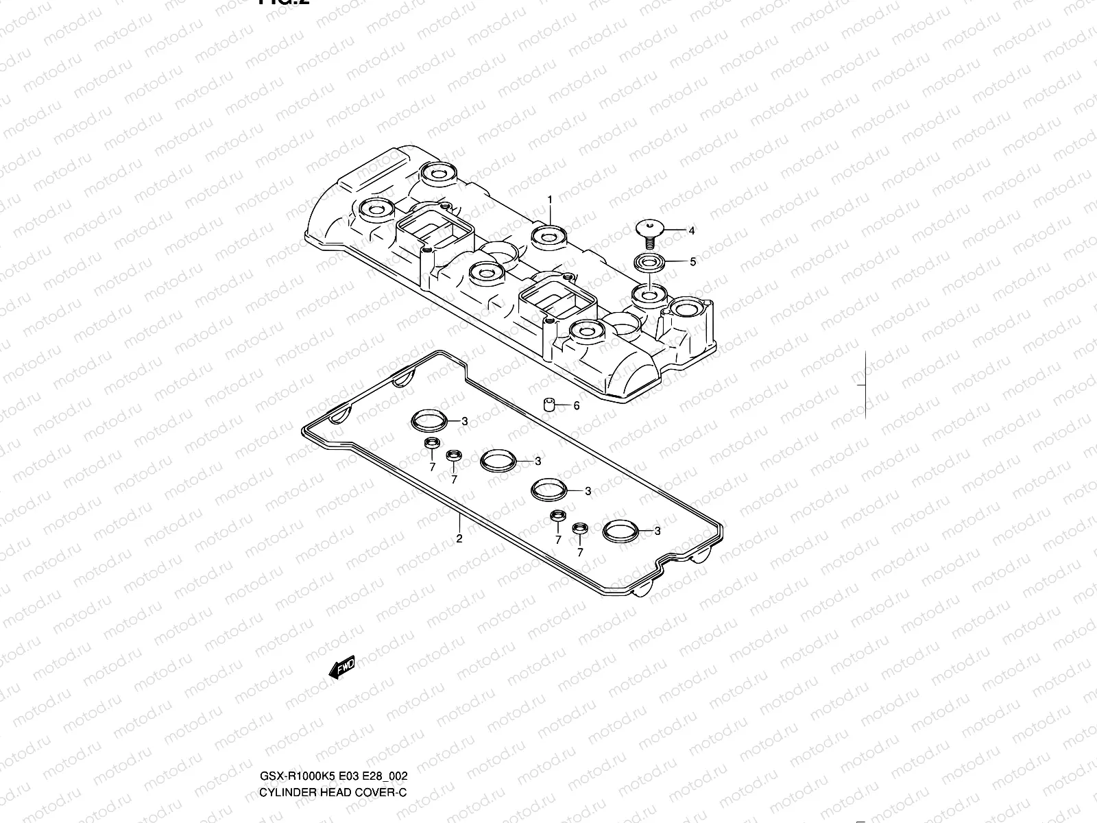 2 - CYLINDER HEAD COVER