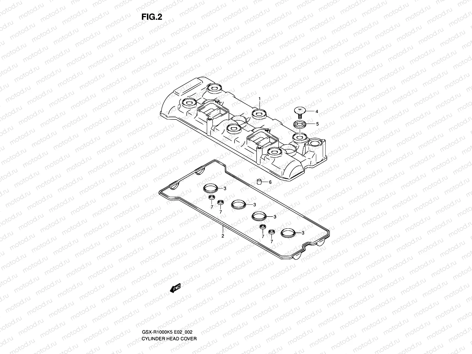 2 - CYLINDER HEAD COVER