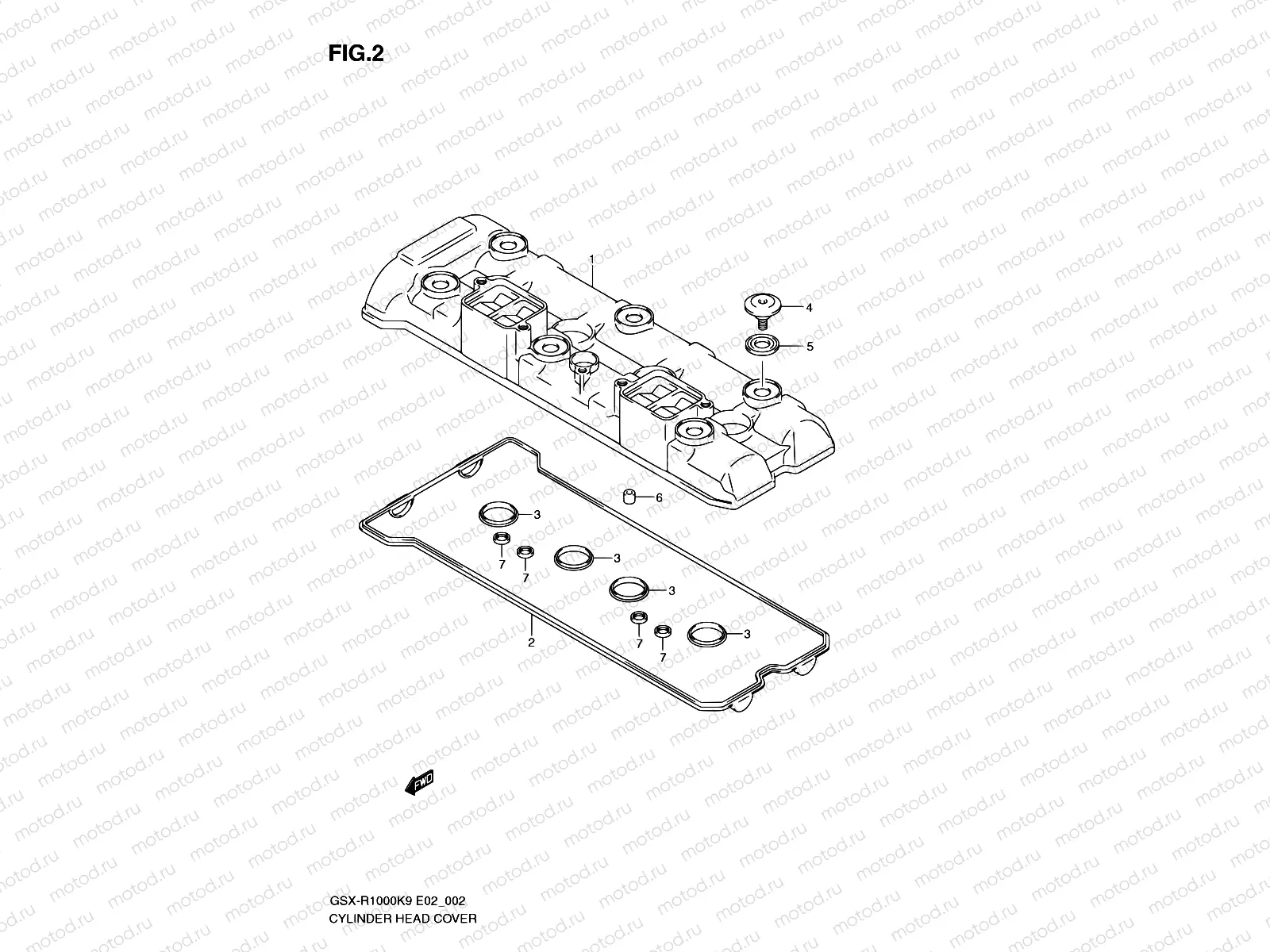 2 - CYLINDER HEAD COVER