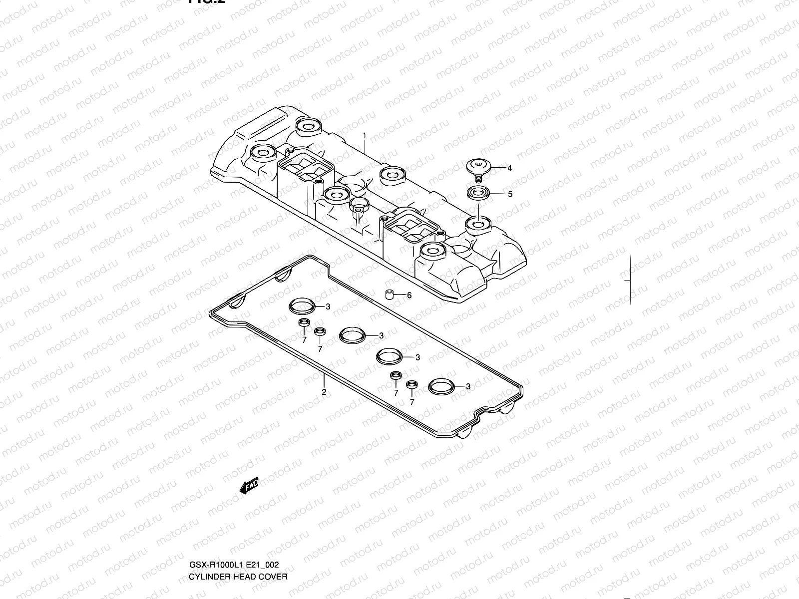 2 - CYLINDER HEAD COVER