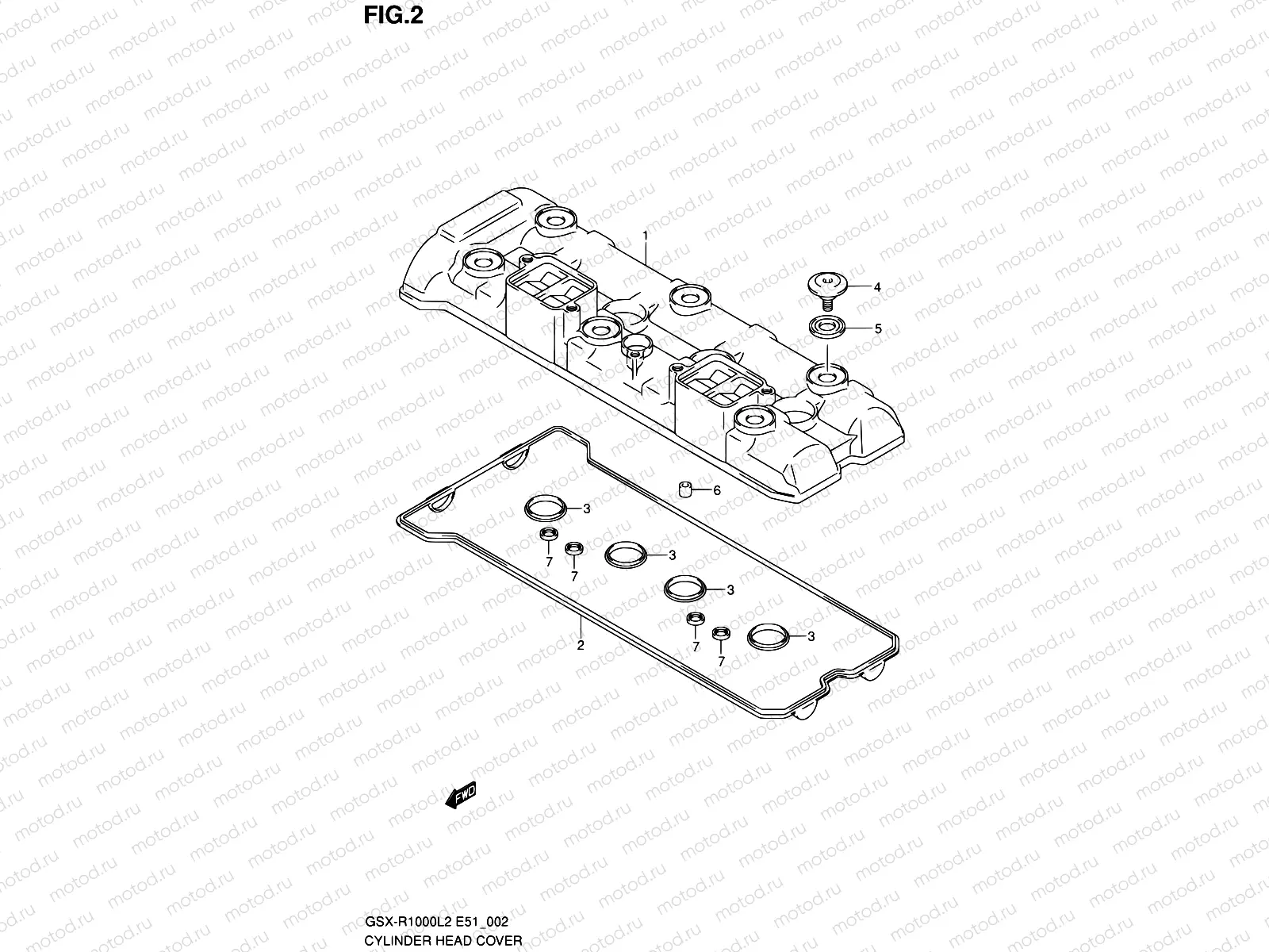 2 - CYLINDER HEAD COVER