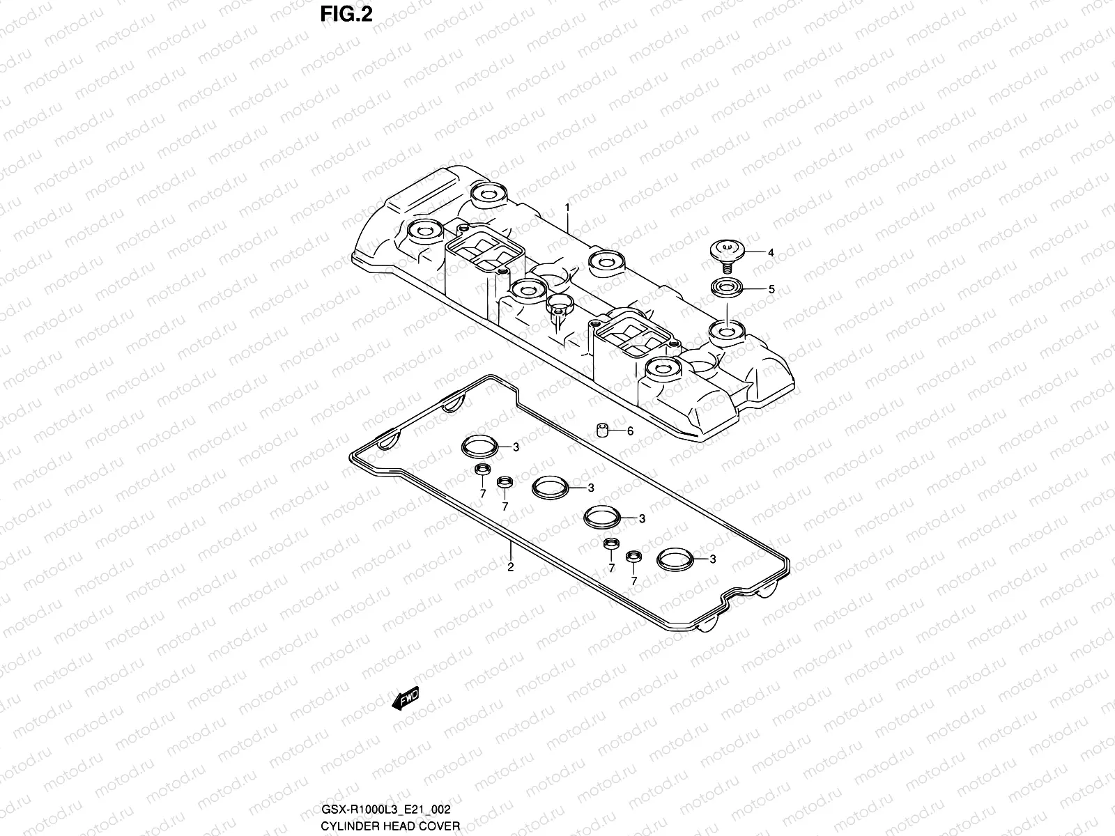 2 - CYLINDER HEAD COVER