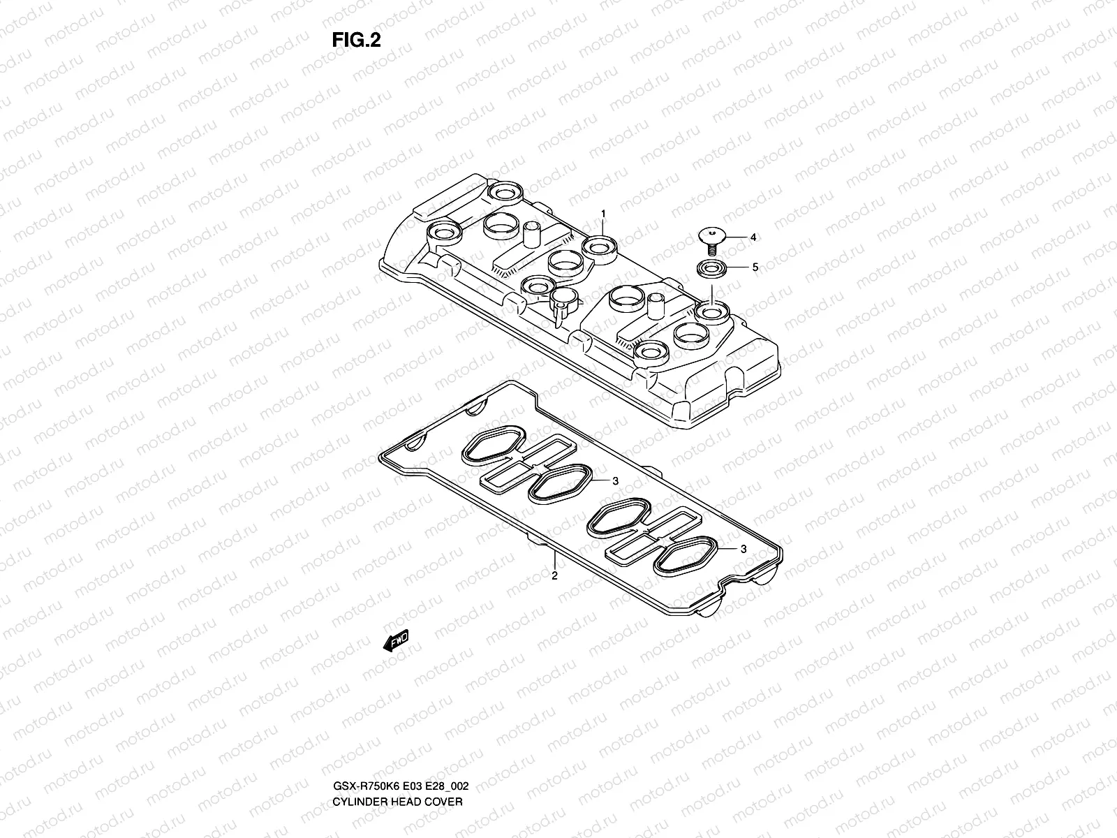2 - CYLINDER HEAD COVER