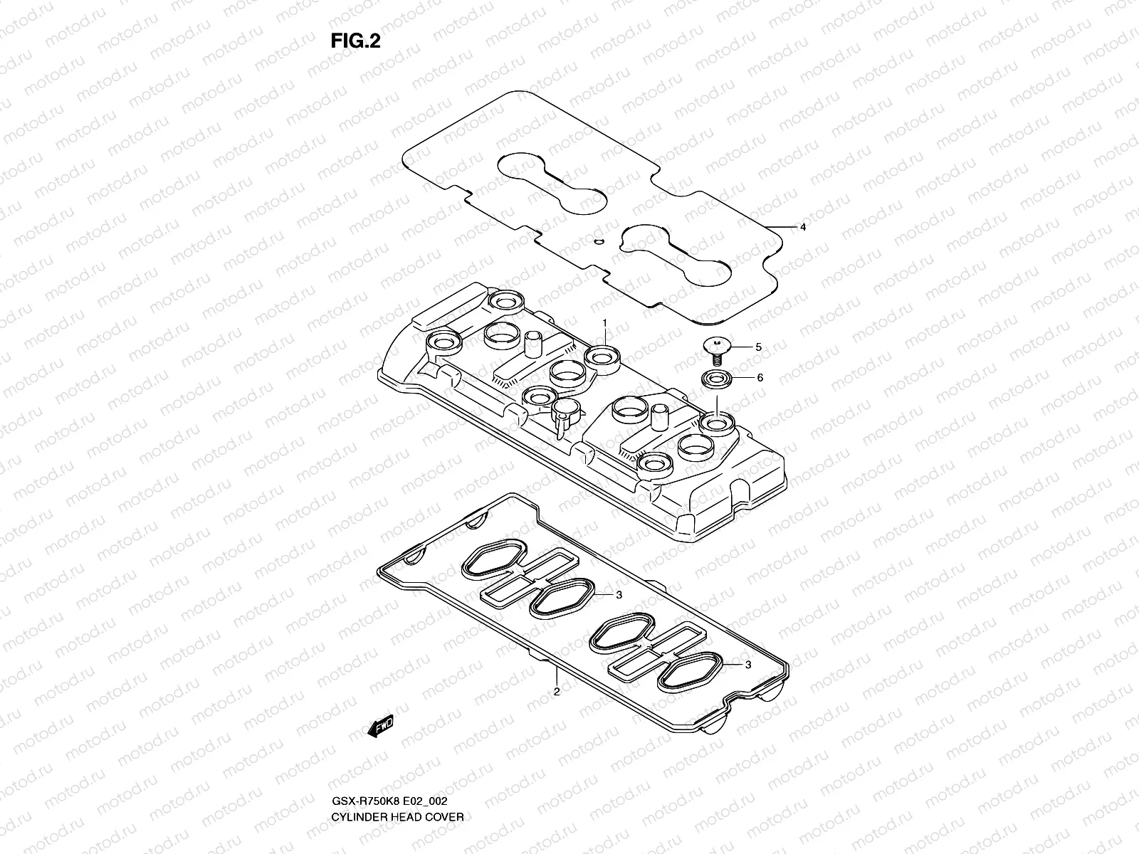 2 - CYLINDER HEAD COVER