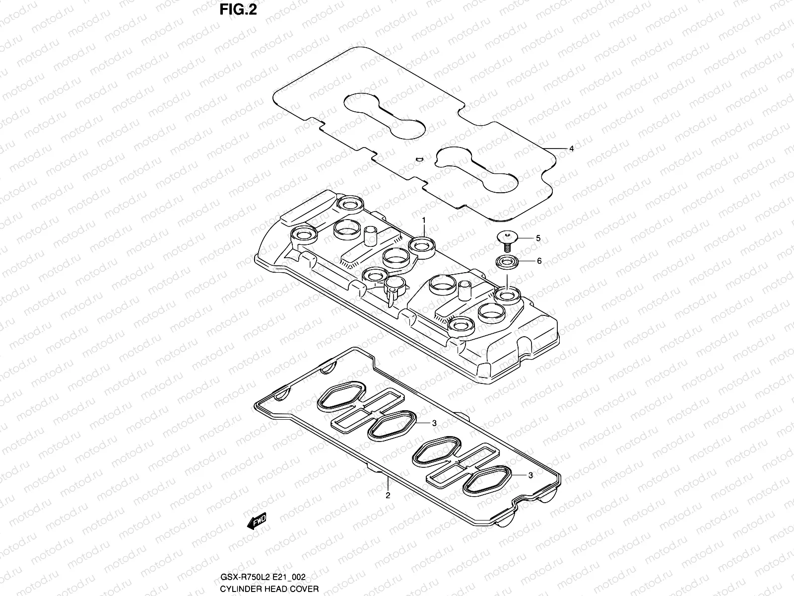 2 - CYLINDER HEAD COVER