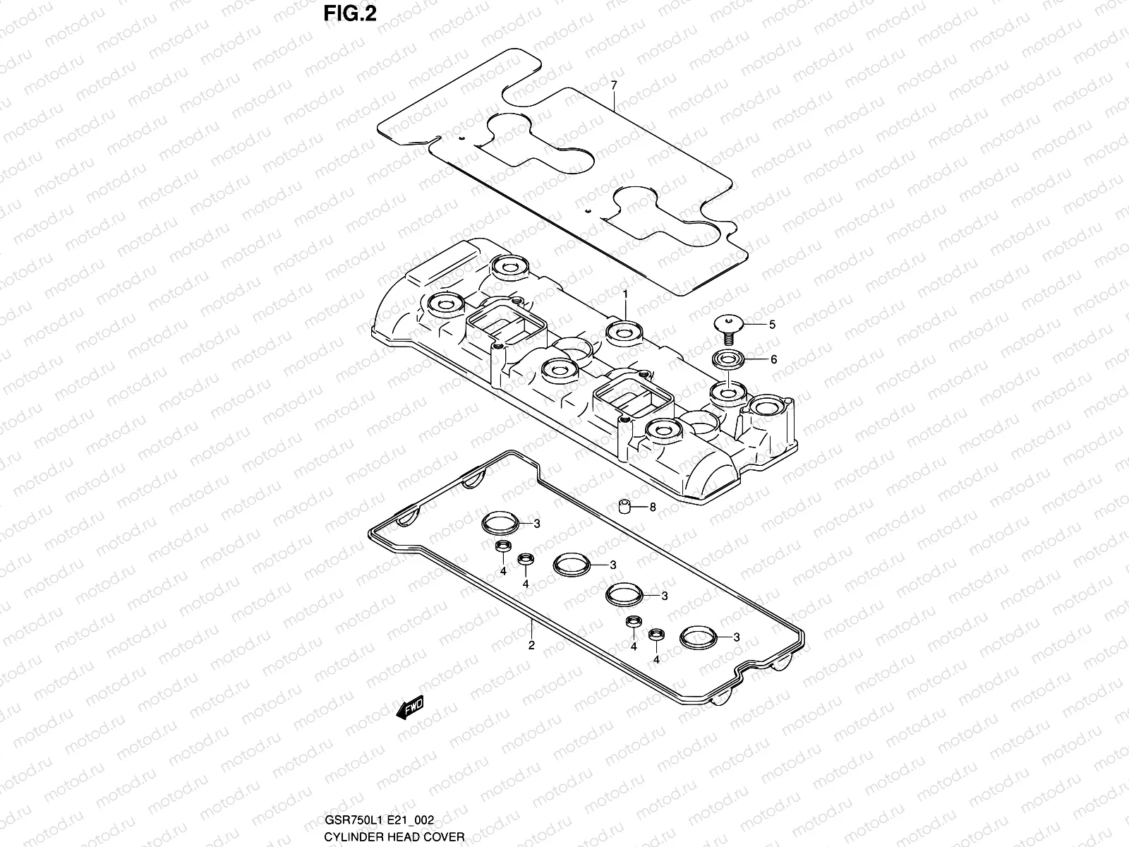 2 - CYLINDER HEAD COVER
