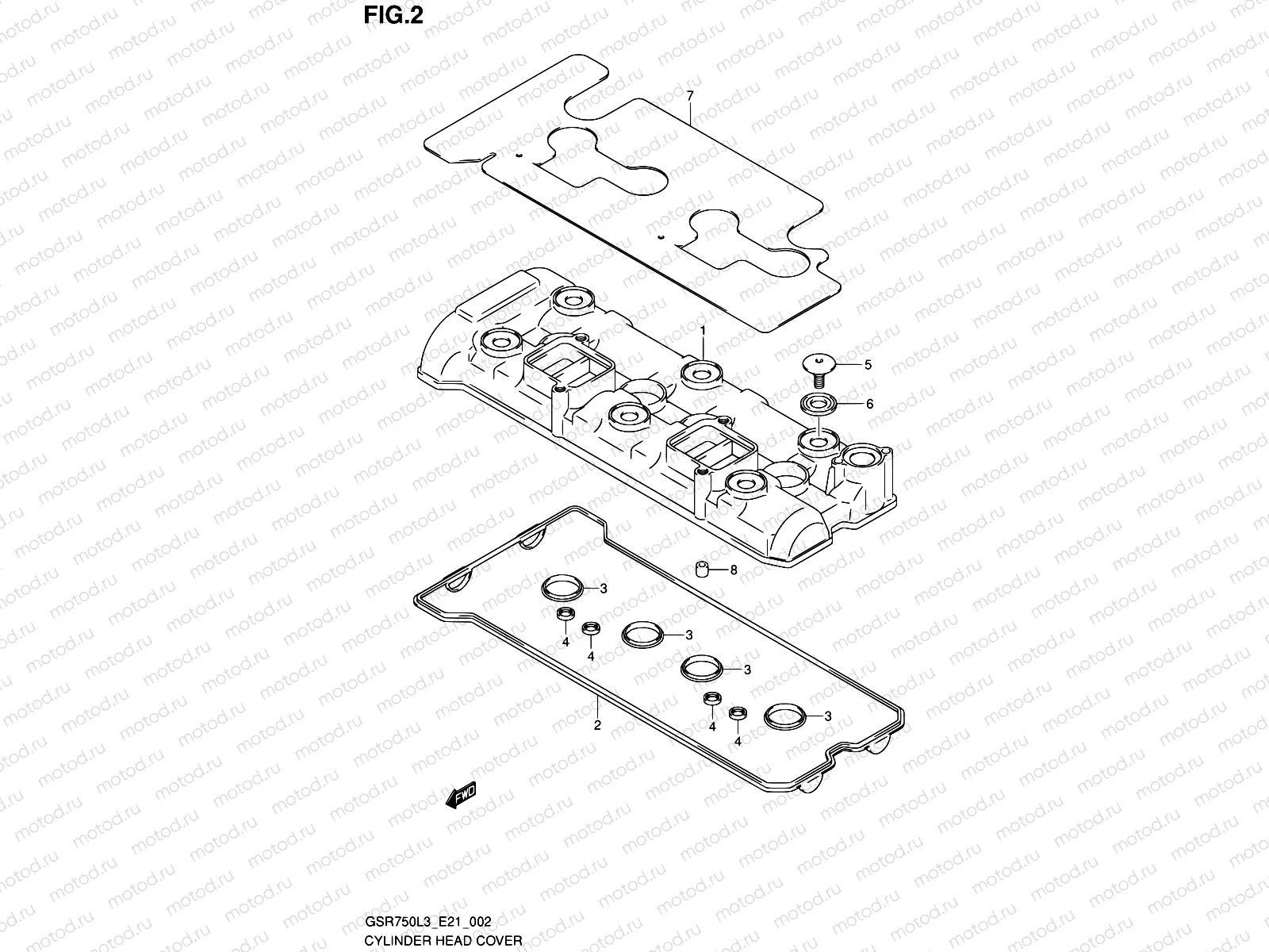 2 - CYLINDER HEAD COVER