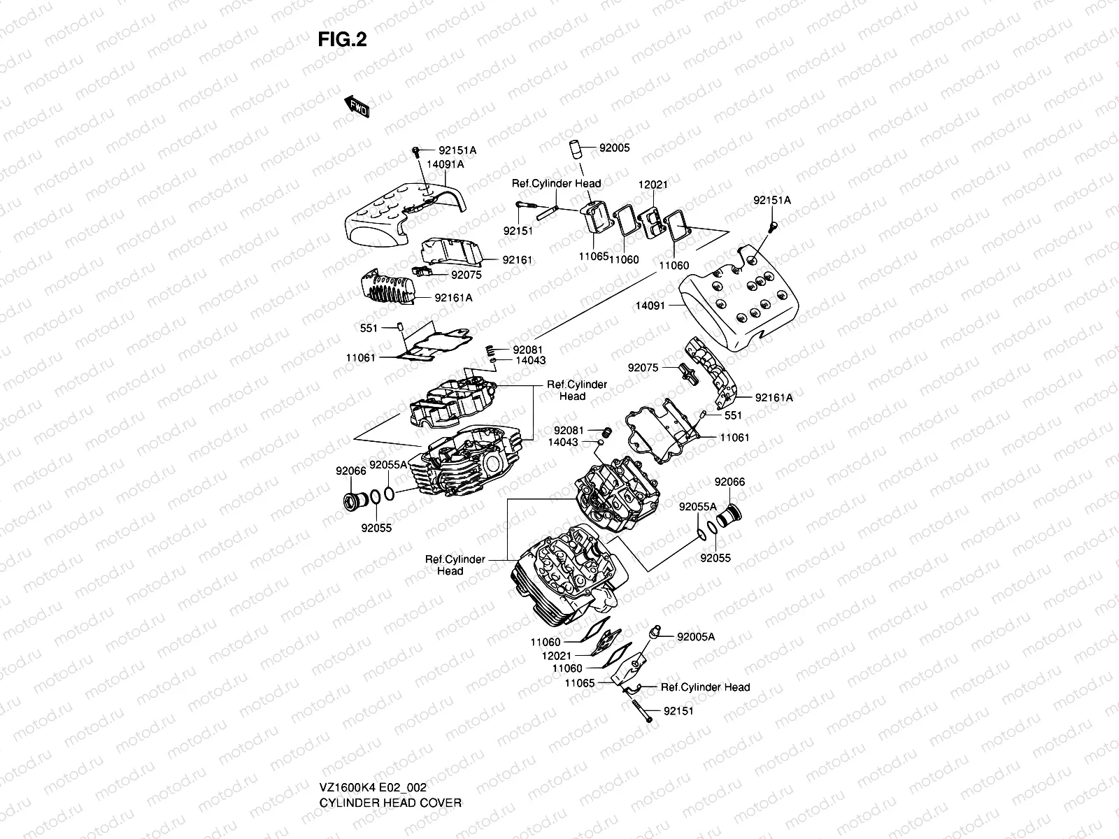 2 - CYLINDER HEAD COVER