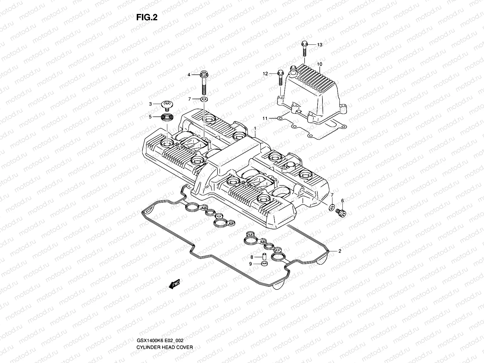 2 - CYLINDER HEAD COVER
