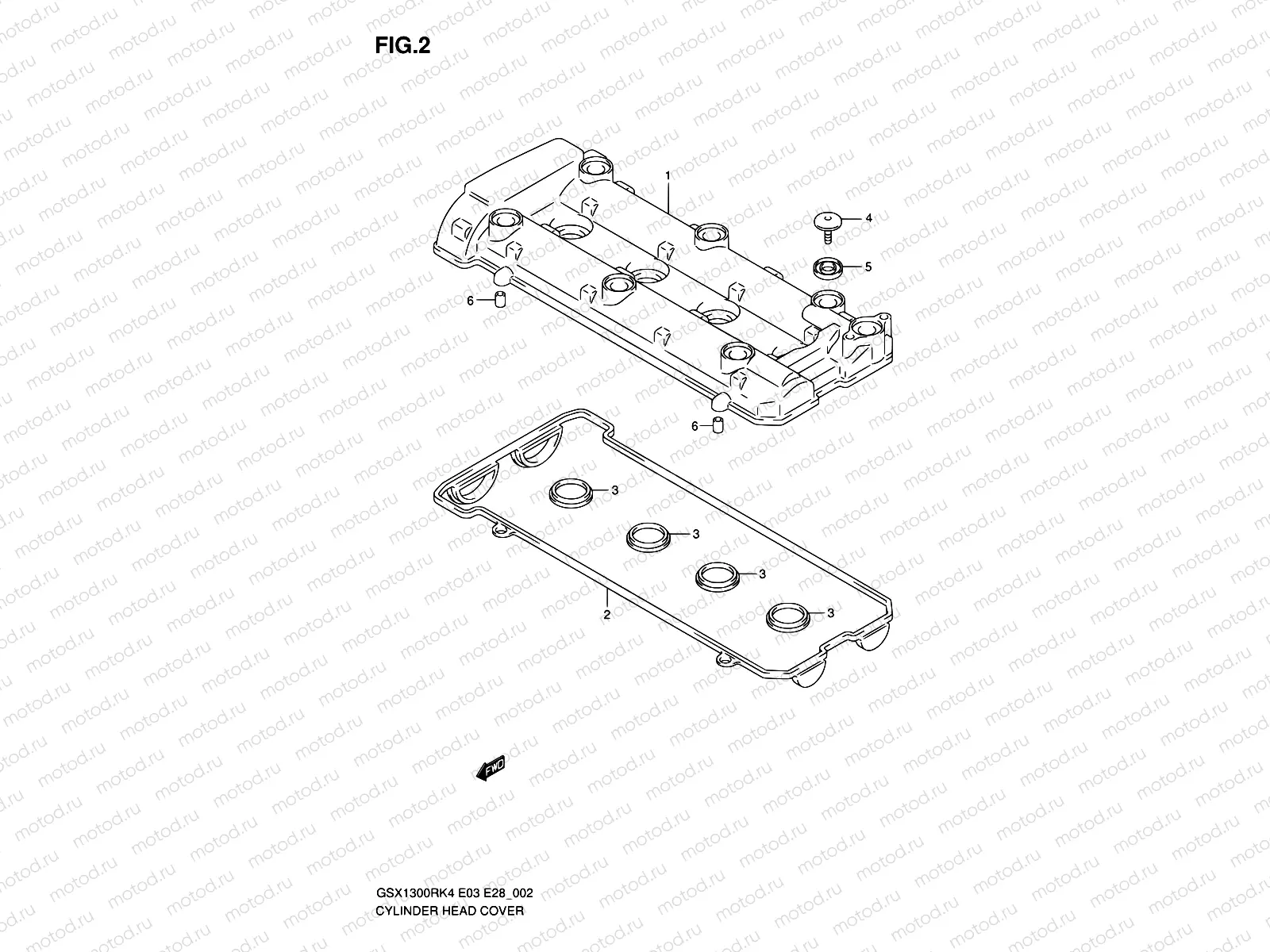 2 - CYLINDER HEAD COVER