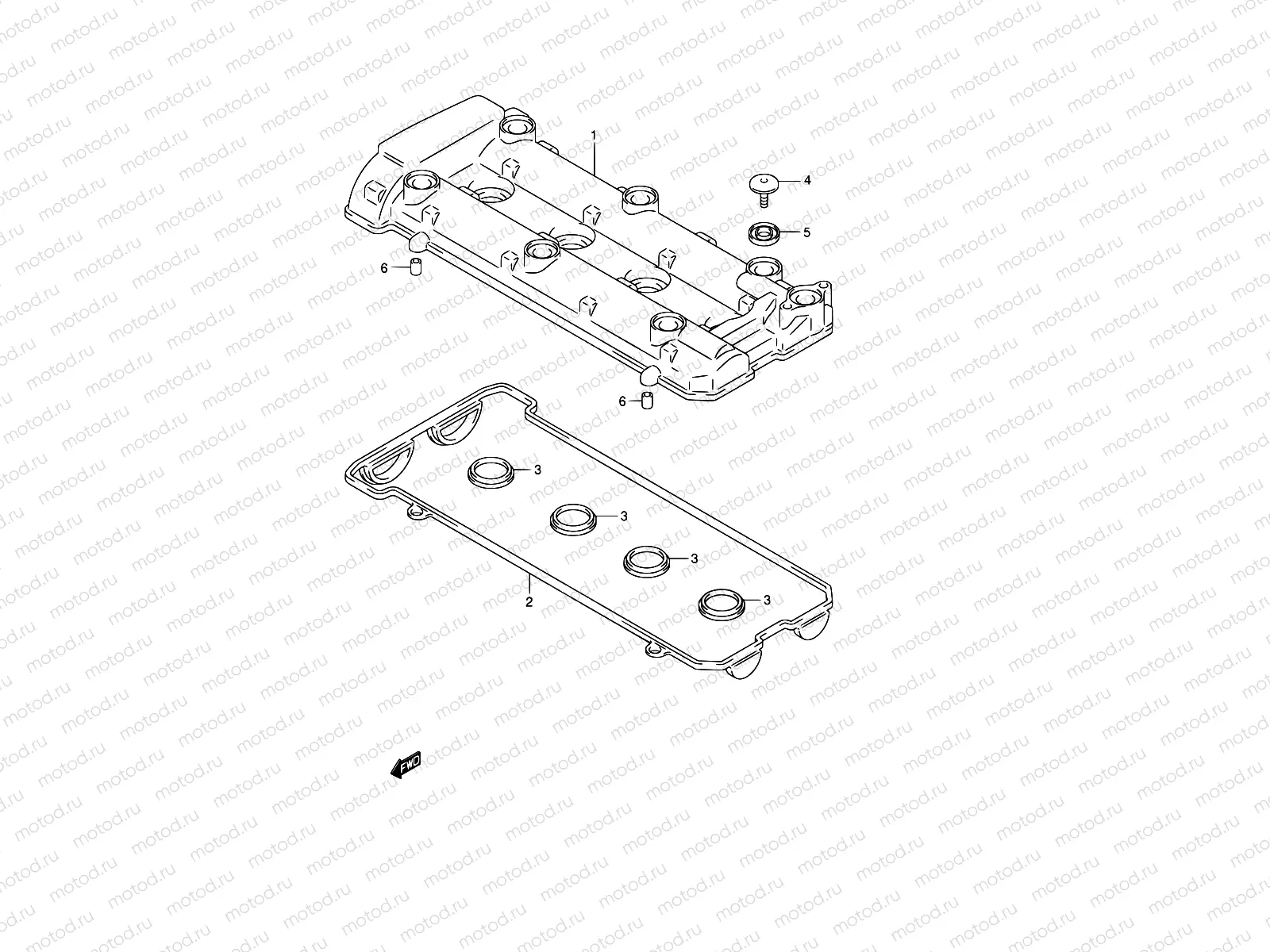 2 - CYLINDER HEAD COVER