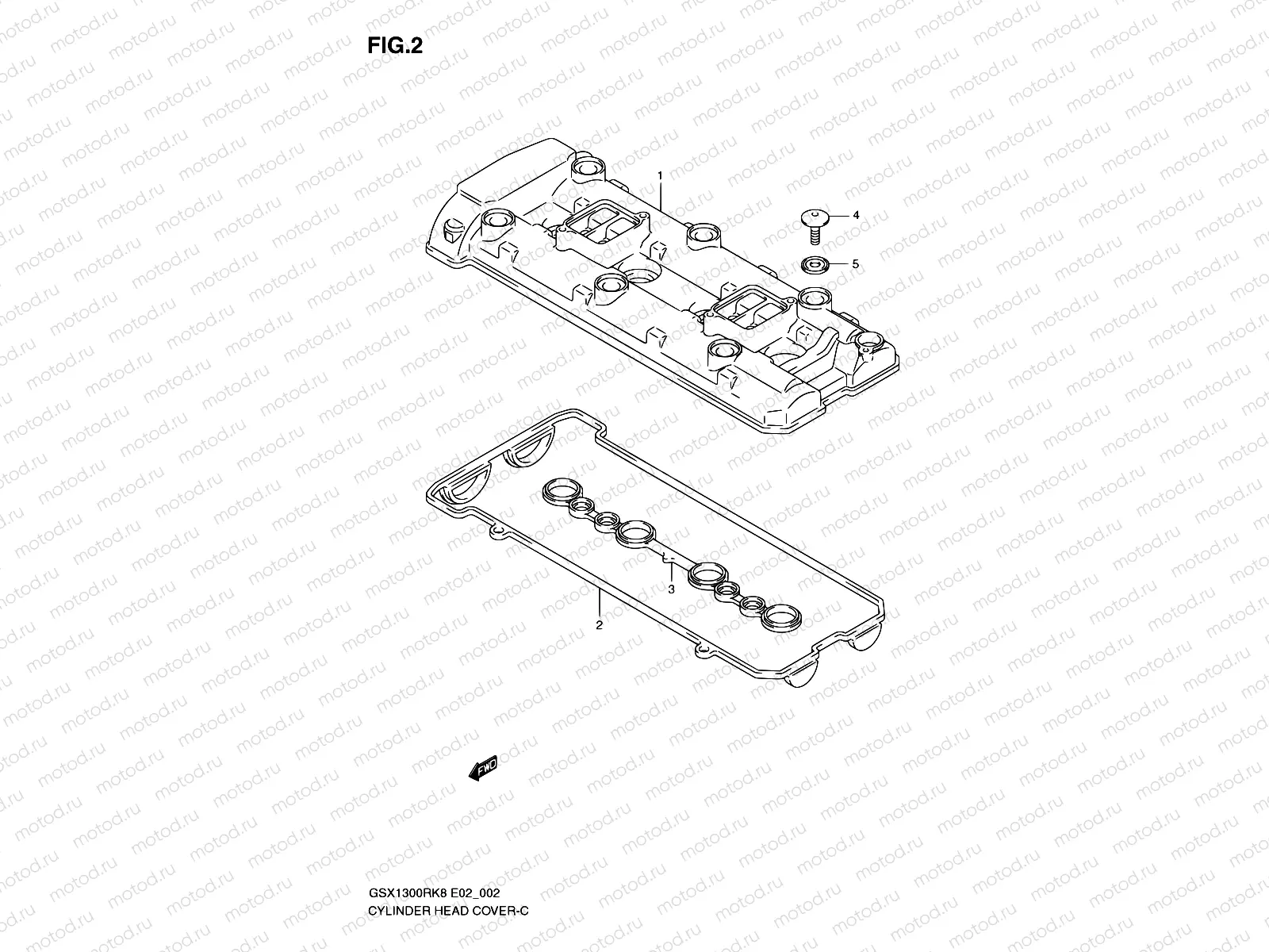 2 - CYLINDER HEAD COVER