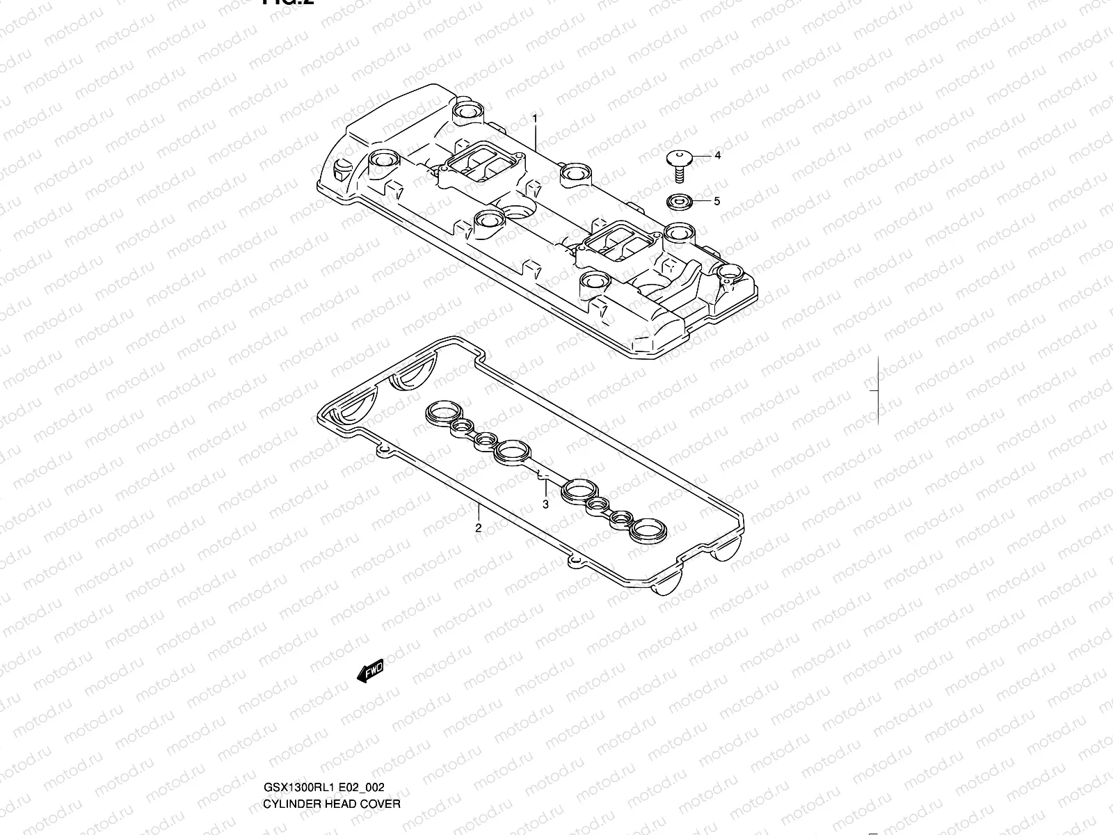 2 - CYLINDER HEAD COVER