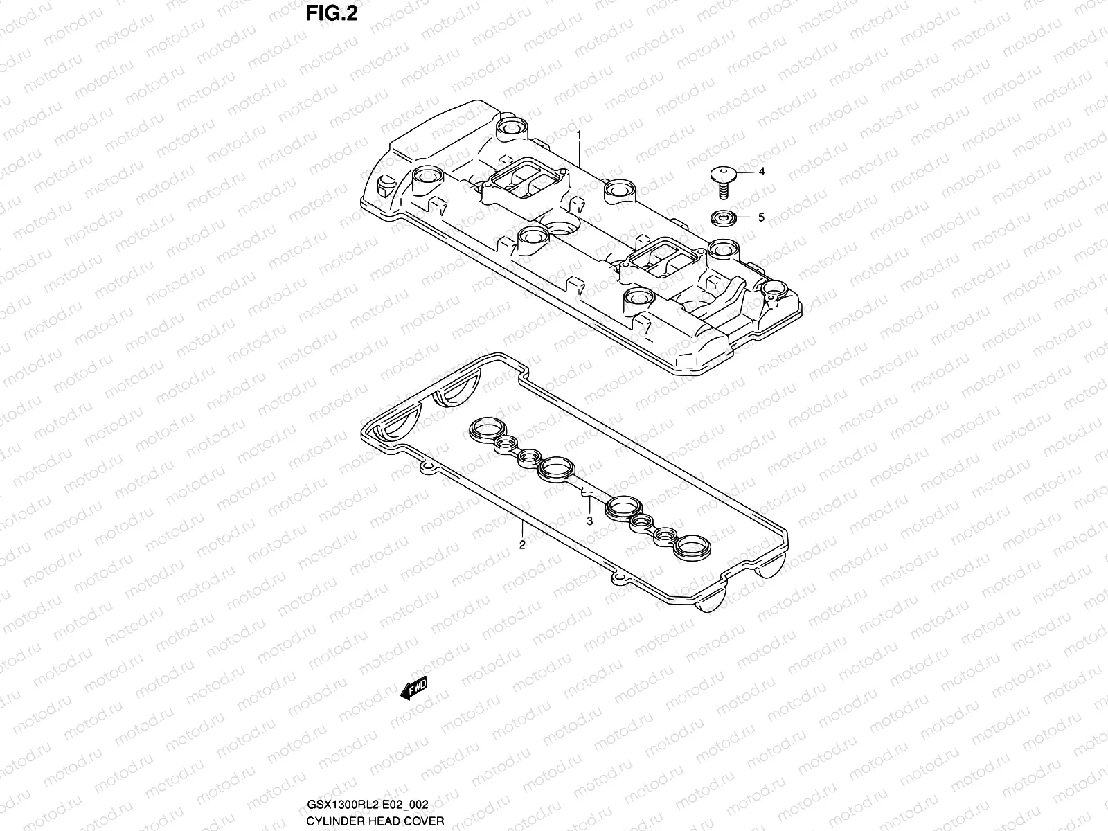 2 - CYLINDER HEAD COVER