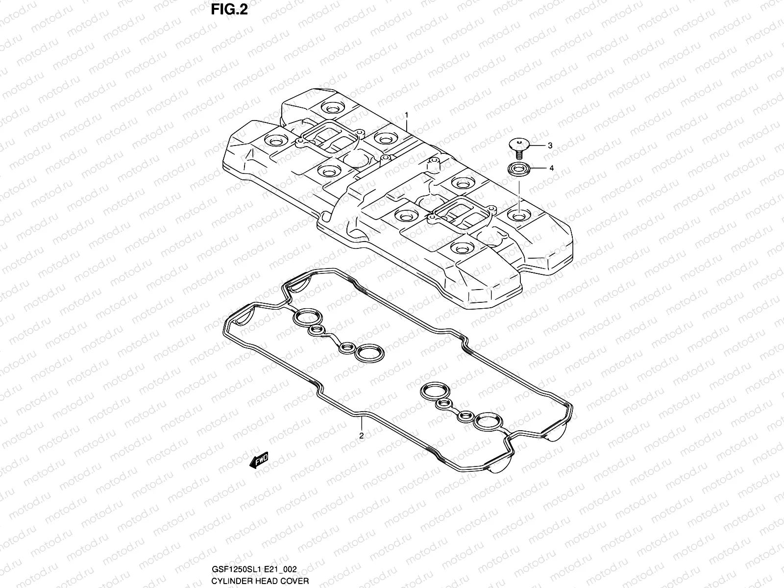 2 - CYLINDER HEAD COVER