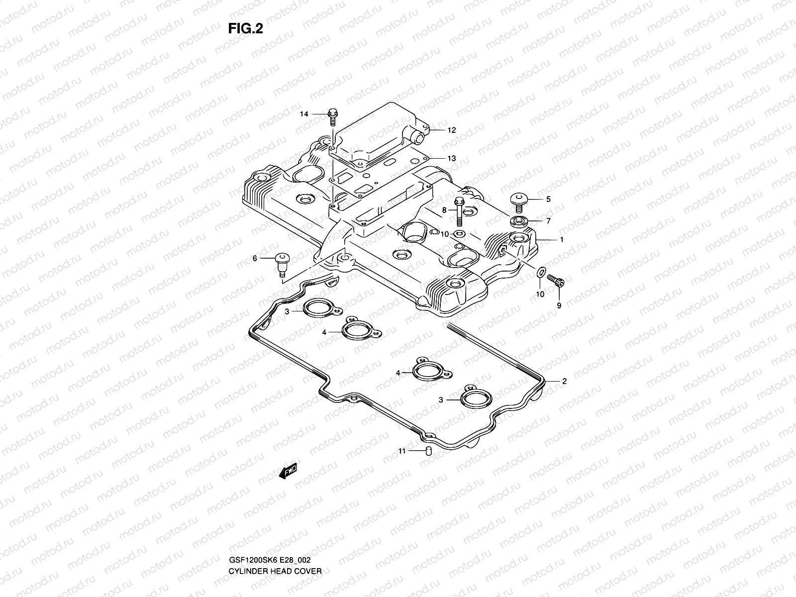 2 - CYLINDER HEAD COVER