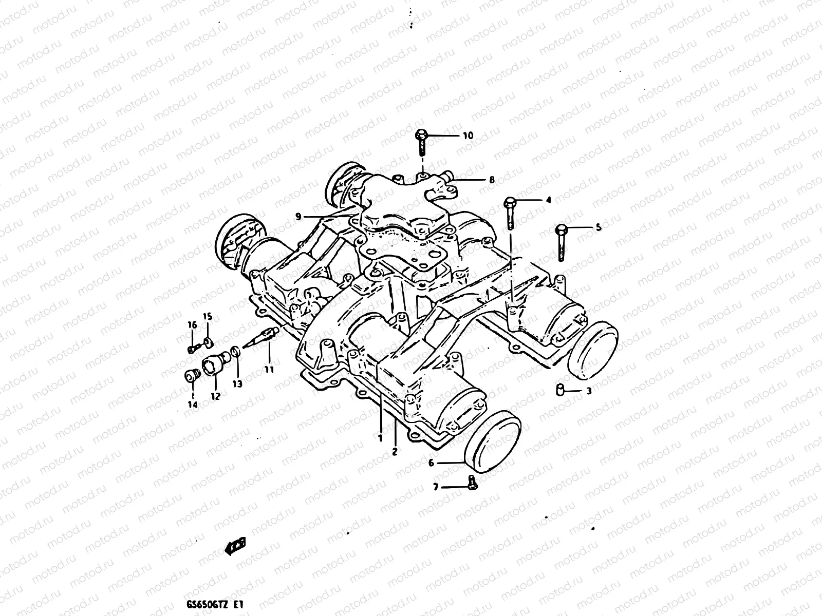2 - CYLINDER HEAD COVER (F.NO.103561~)