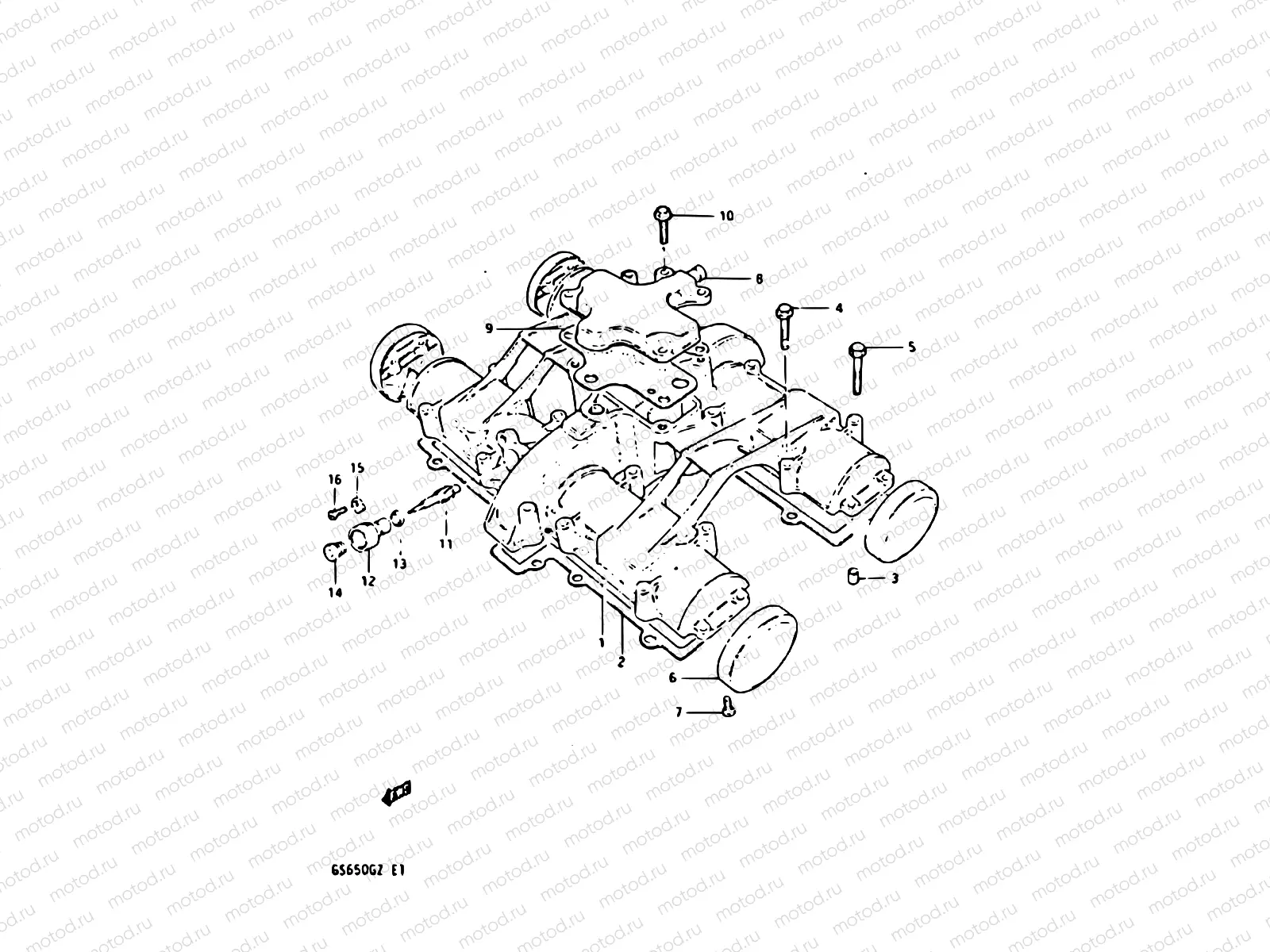 2 - CYLINDER HEAD COVER (MODEL Z)