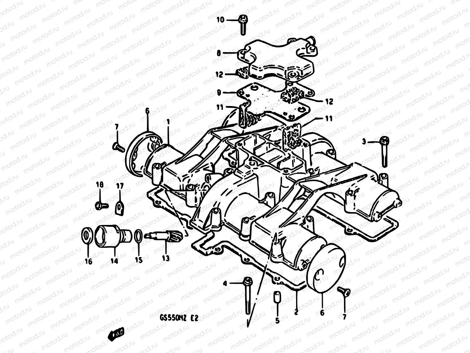 2 - CYLINDER HEAD COVER (MODEL Z)