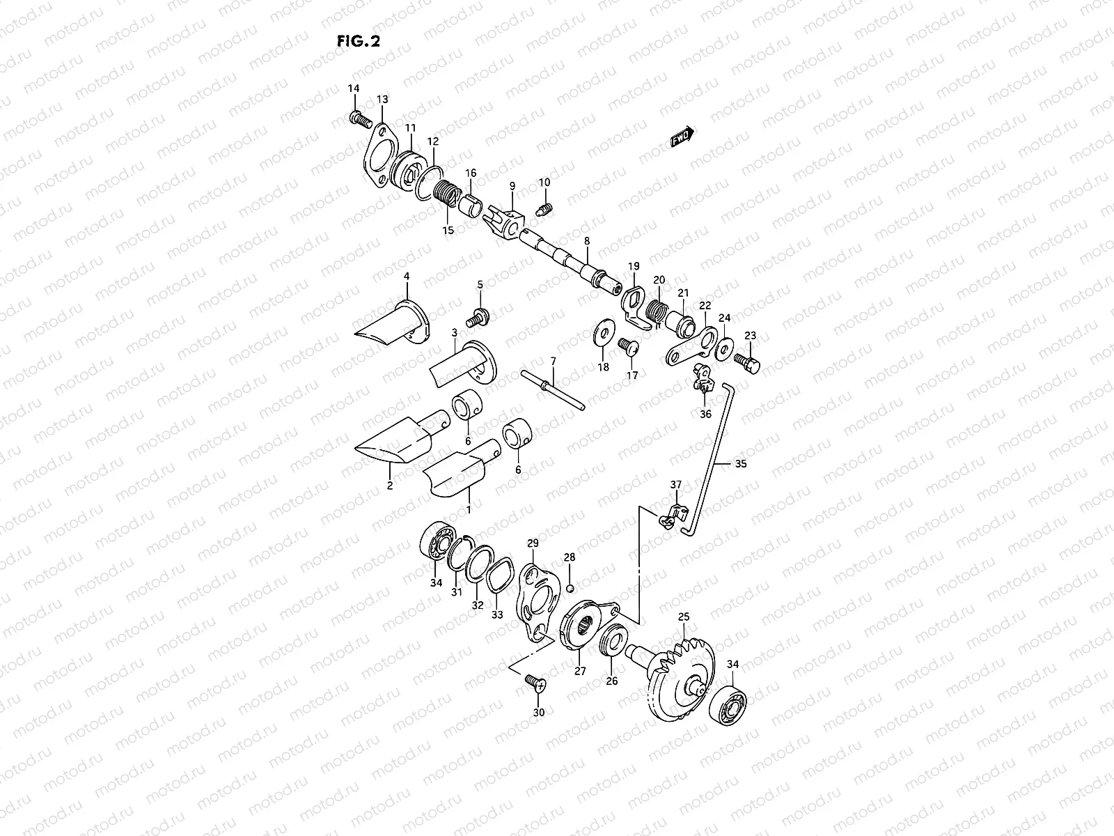 2 - EXHAUST VALVE (MODEL K)