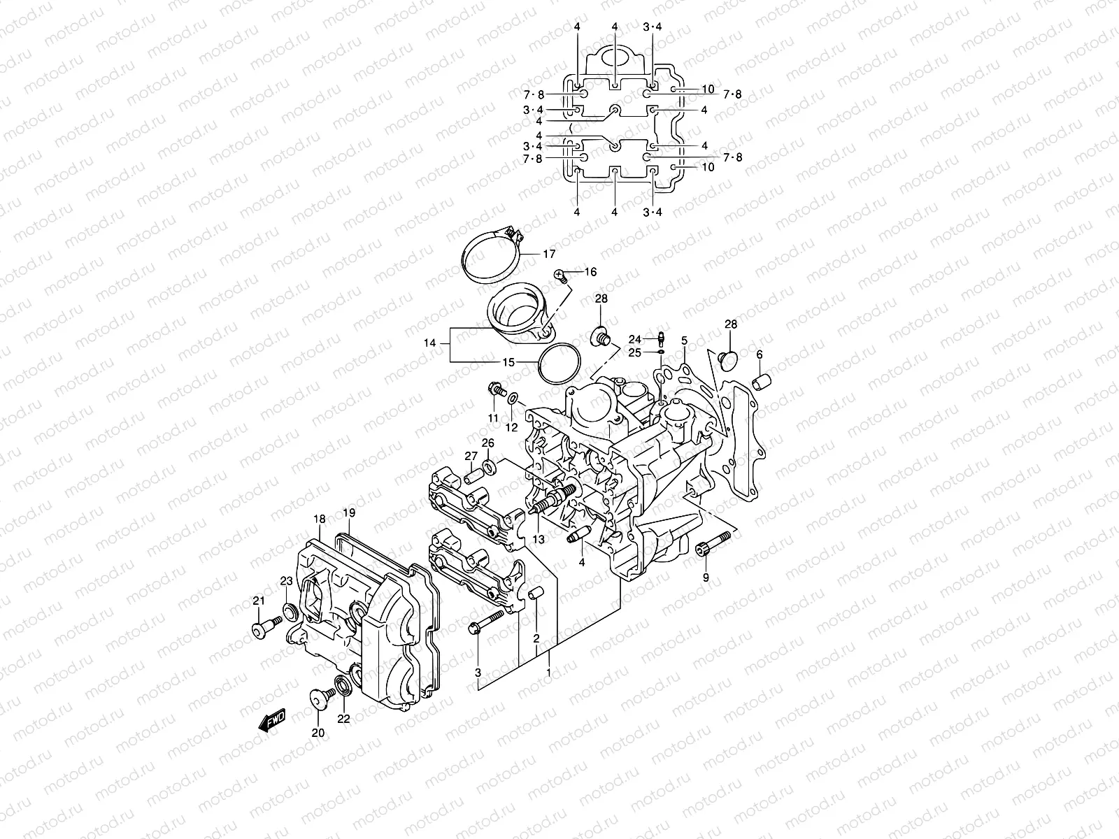 2 - FRONT CYLINDER HEAD