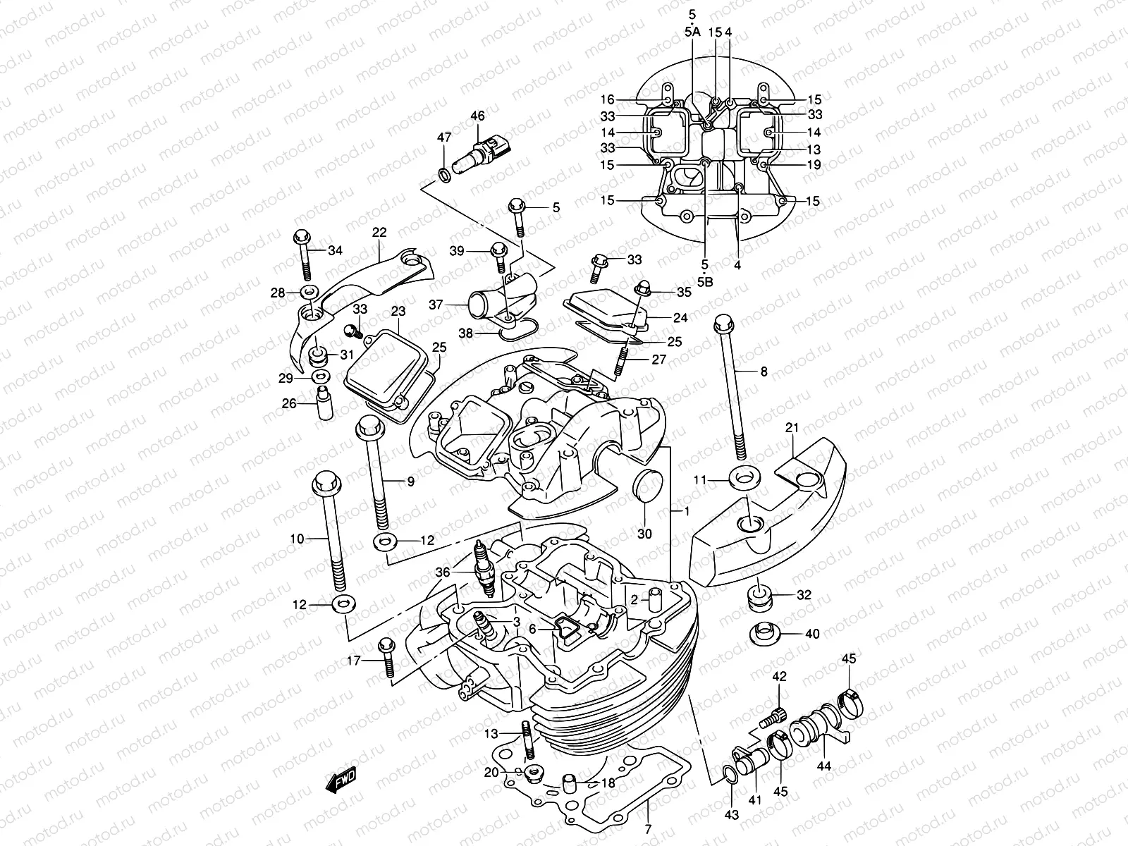 2 - FRONT CYLINDER HEAD