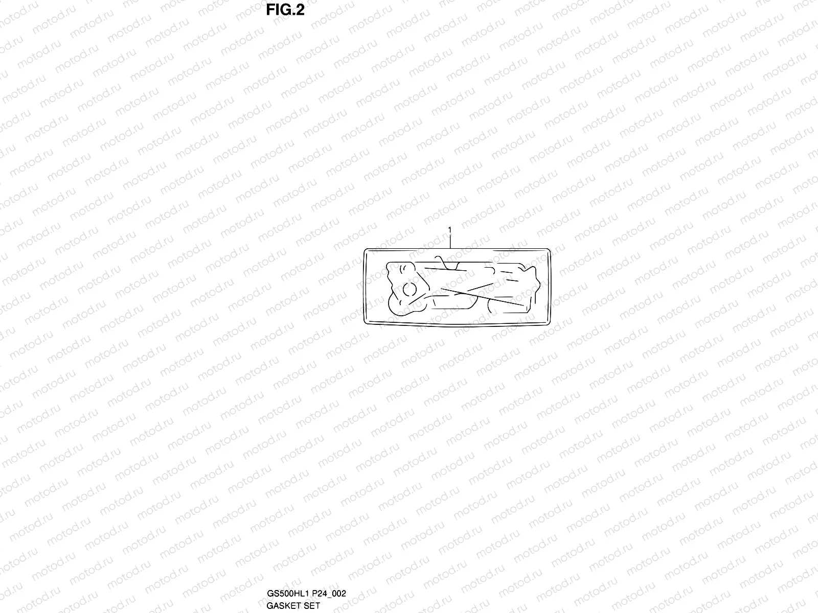 2 - GASKET (GS500FH)