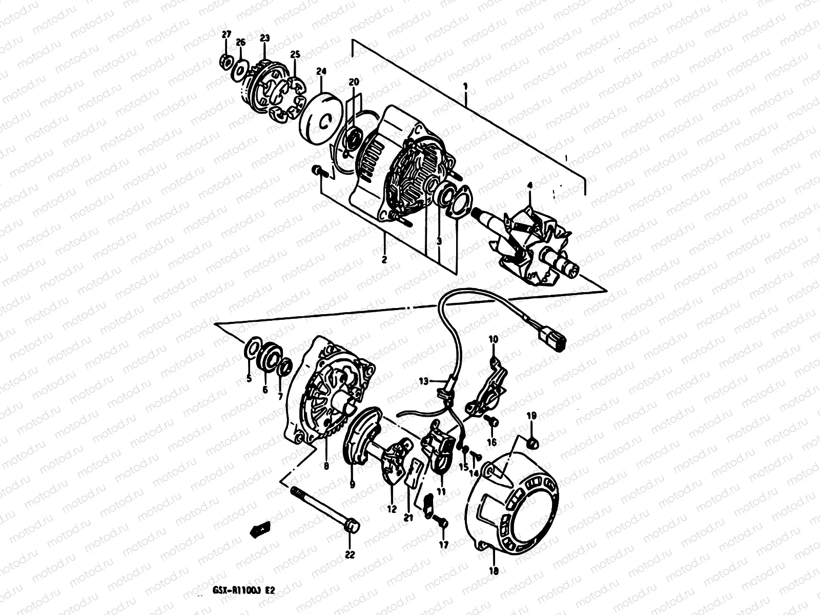 20 - ALTERNATOR (MODEL G/H)