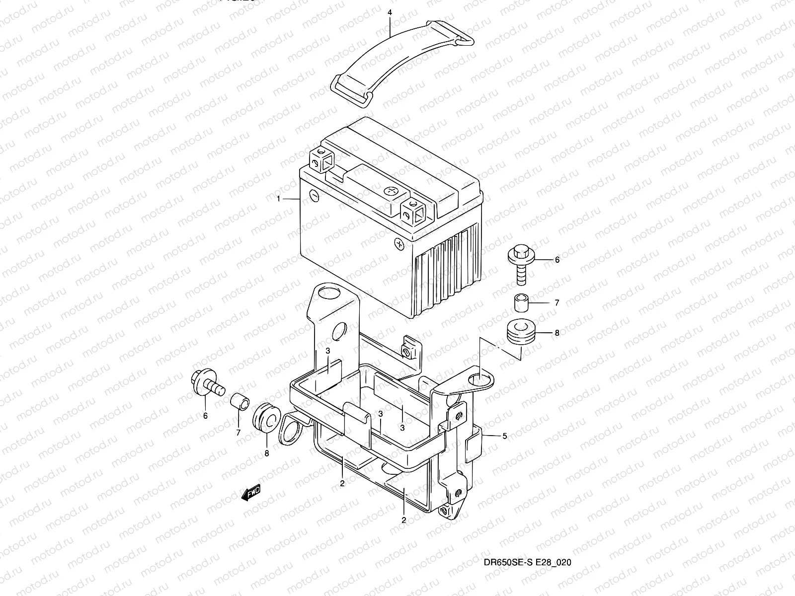 20 - BATTERY (MODEL N/P)