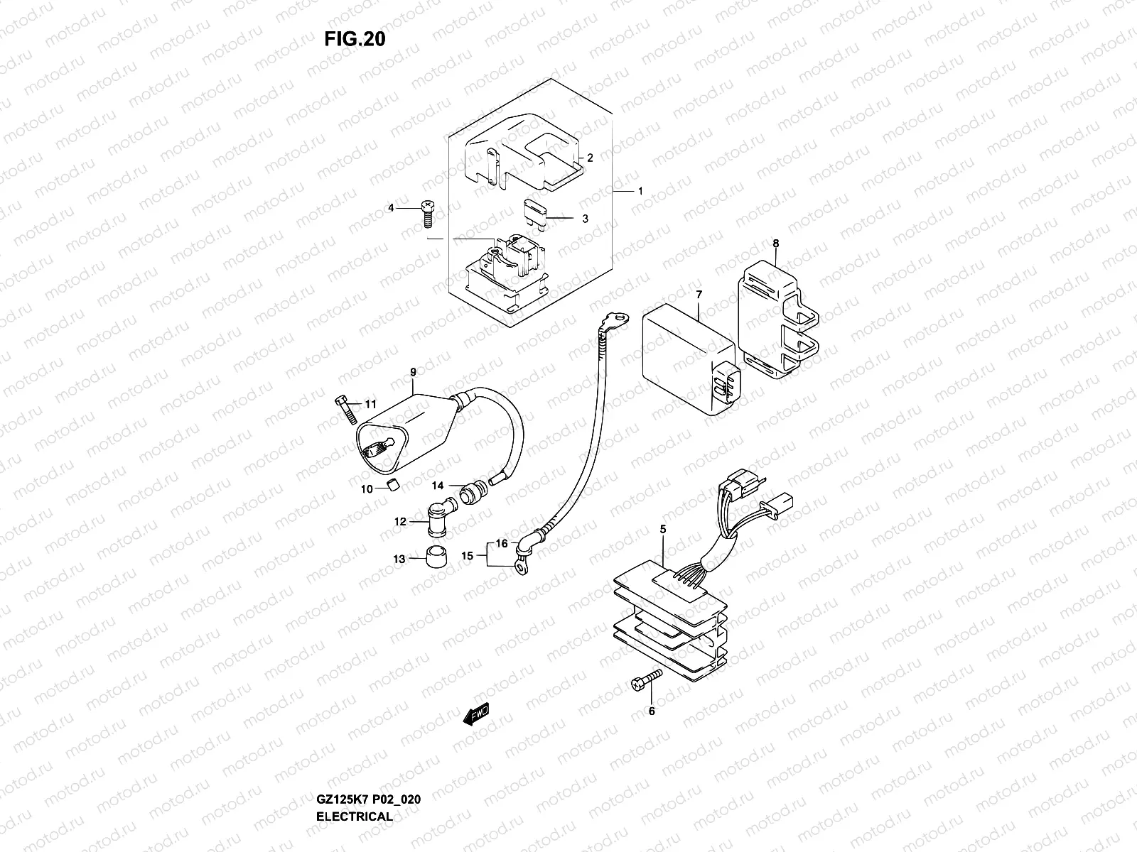 20 - ELECTRICAL (MODEL K3/K4/K5/K6)